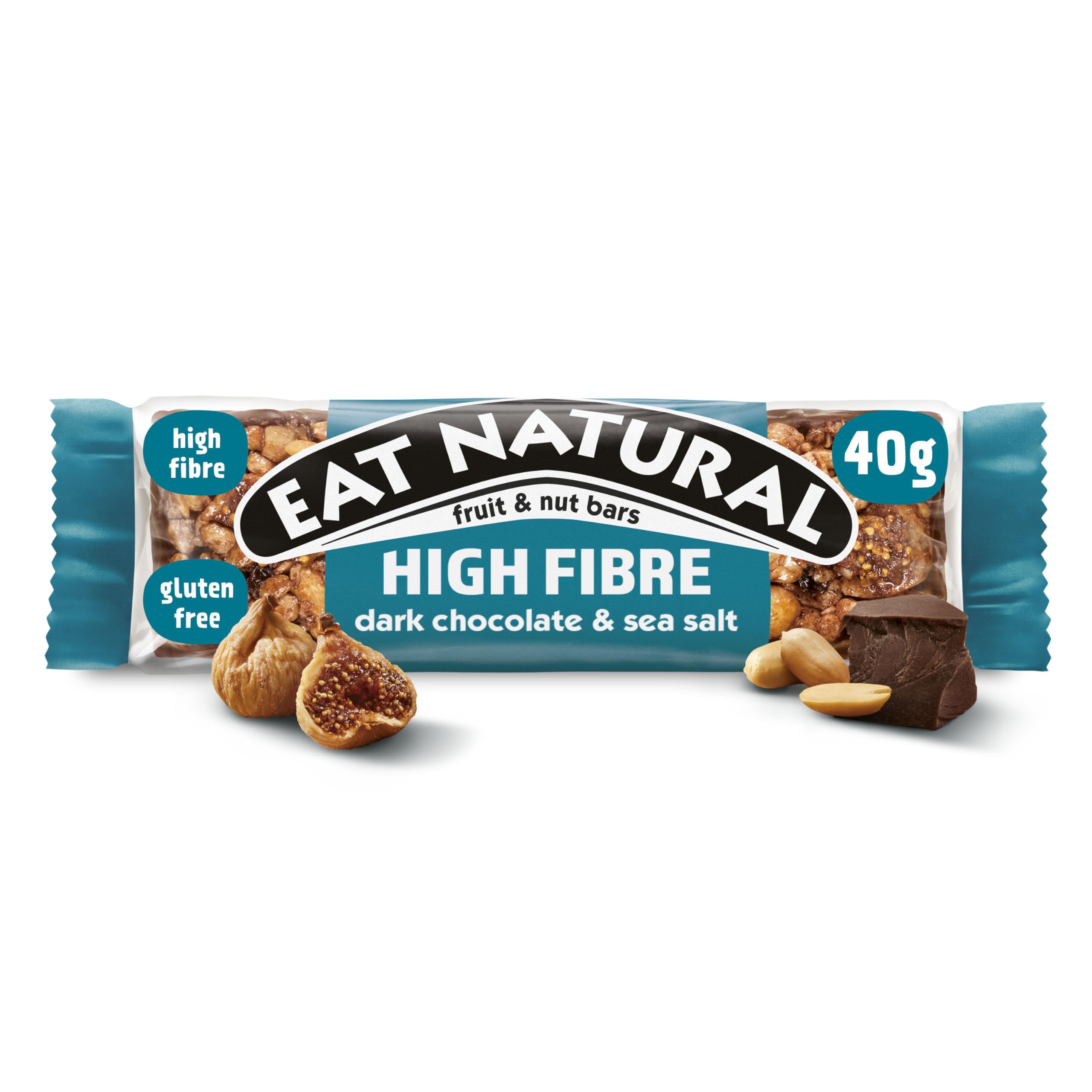 Eat Natural Dark Chocolate & Sea Salt Fruit & Nut Bars 3 x 40g