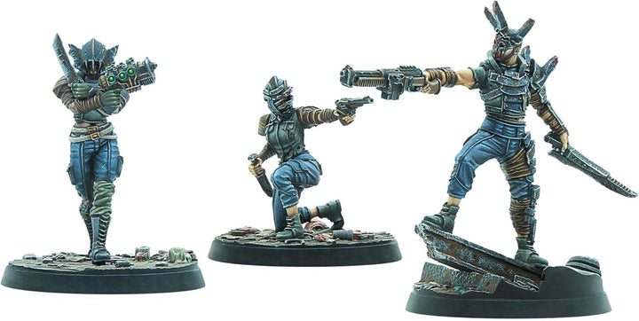 Modiphius Entertainment Fallout: Wasteland Warfare Nuka World - Disciples Leaders Miniature Set (232033)