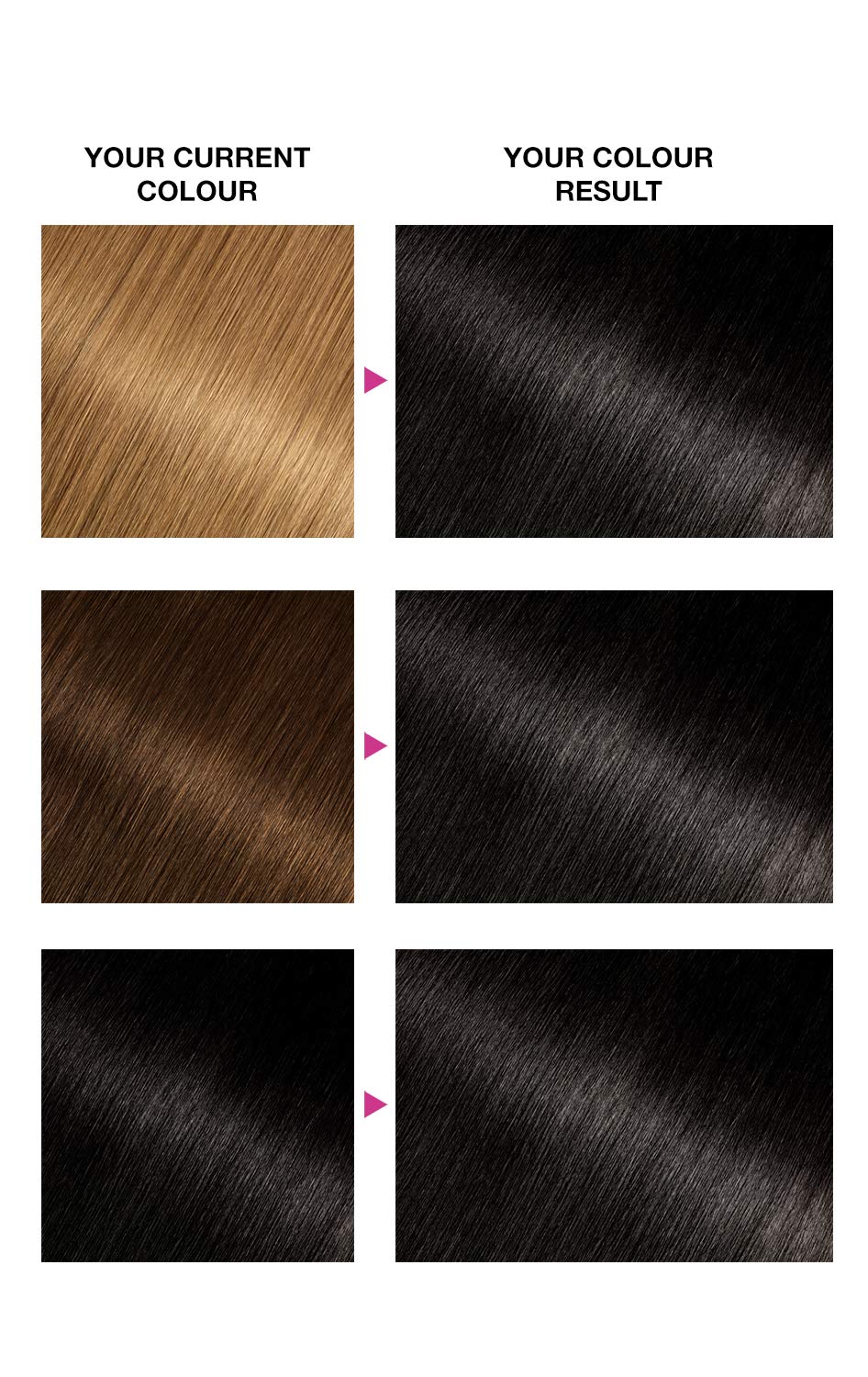 Garnier Olia Permanent Hair Dye - Deep Black (1.0), 230g