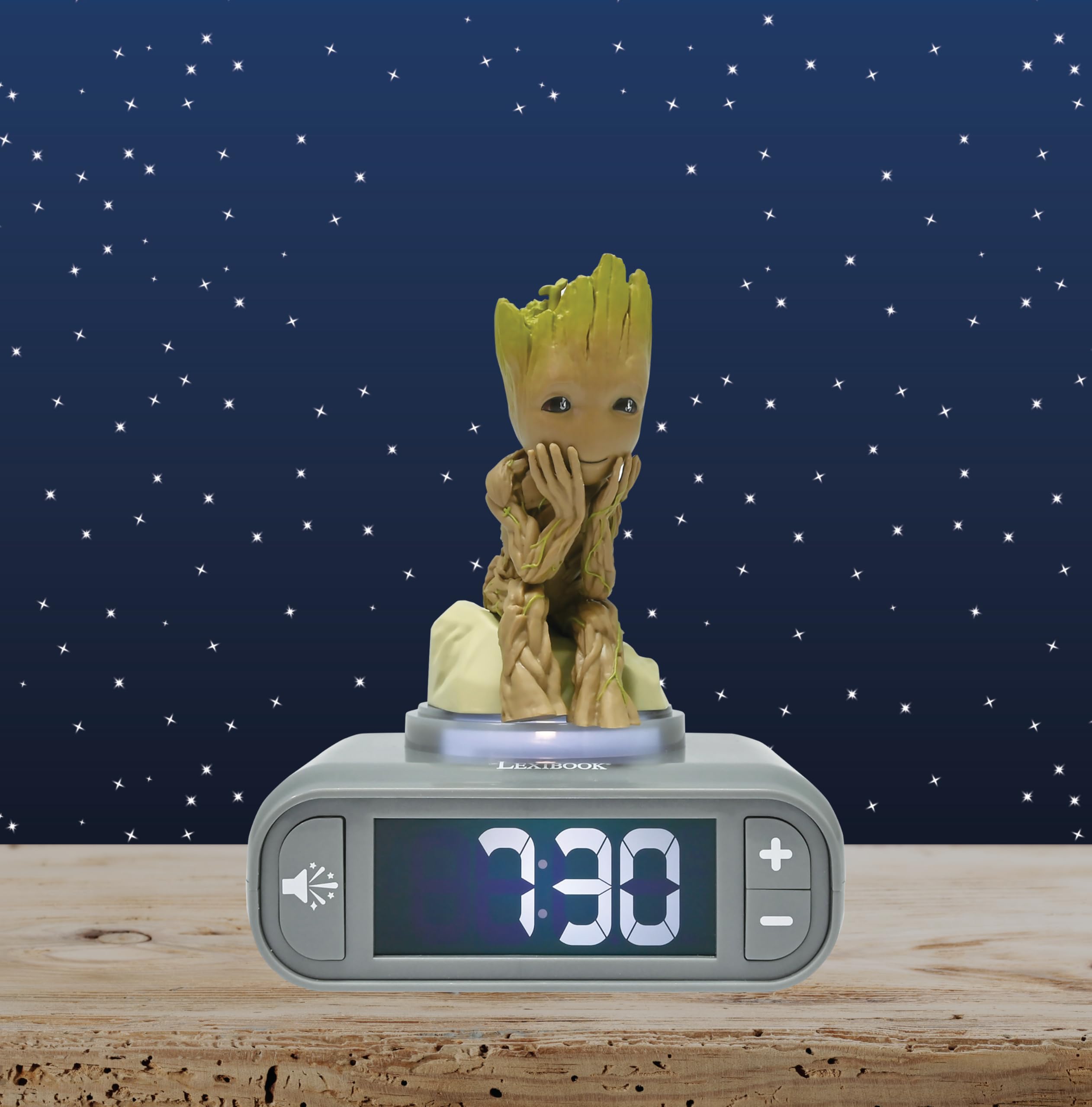 LEXIBOOK Marvel Guardians of the Galaxy Groot Nightlight Alarm Clock 11