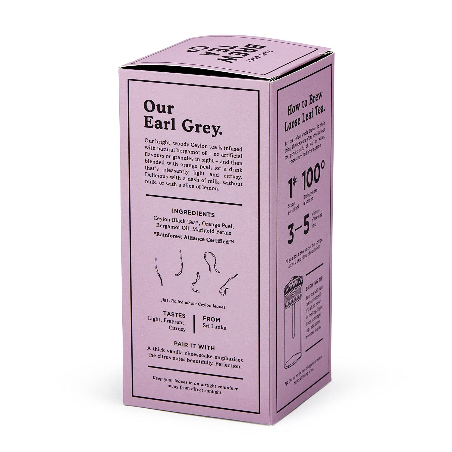 Brew Tea Co – Earl Grey-Loseblatt-Tee (113 g) 4