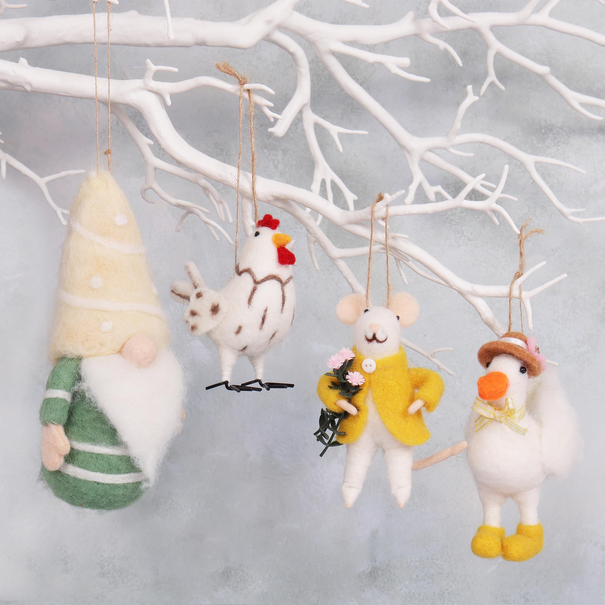 Trimits Needle Felting Craft Kit - Flower Mouse Design for Beginners 4