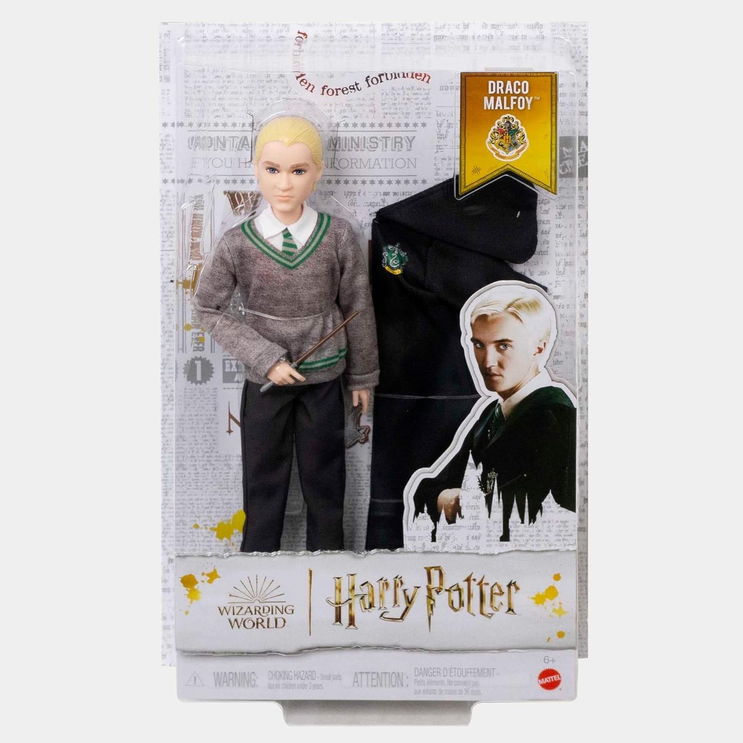 Harry Potter Draco Malfoy Action Figure - 11-Point Articulation, Hogwarts Uniform & Wand - Collectible Toy for Kids 6-12 5