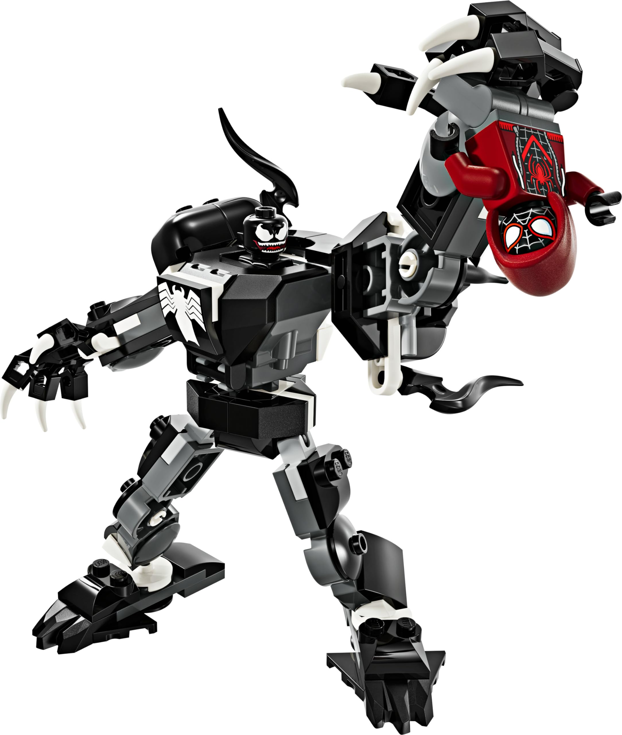 LEGO Marvel Venom Mech Armour vs. Miles Morales - Buildable Spider-Man Action Figure Toy for Ages 6+ 8