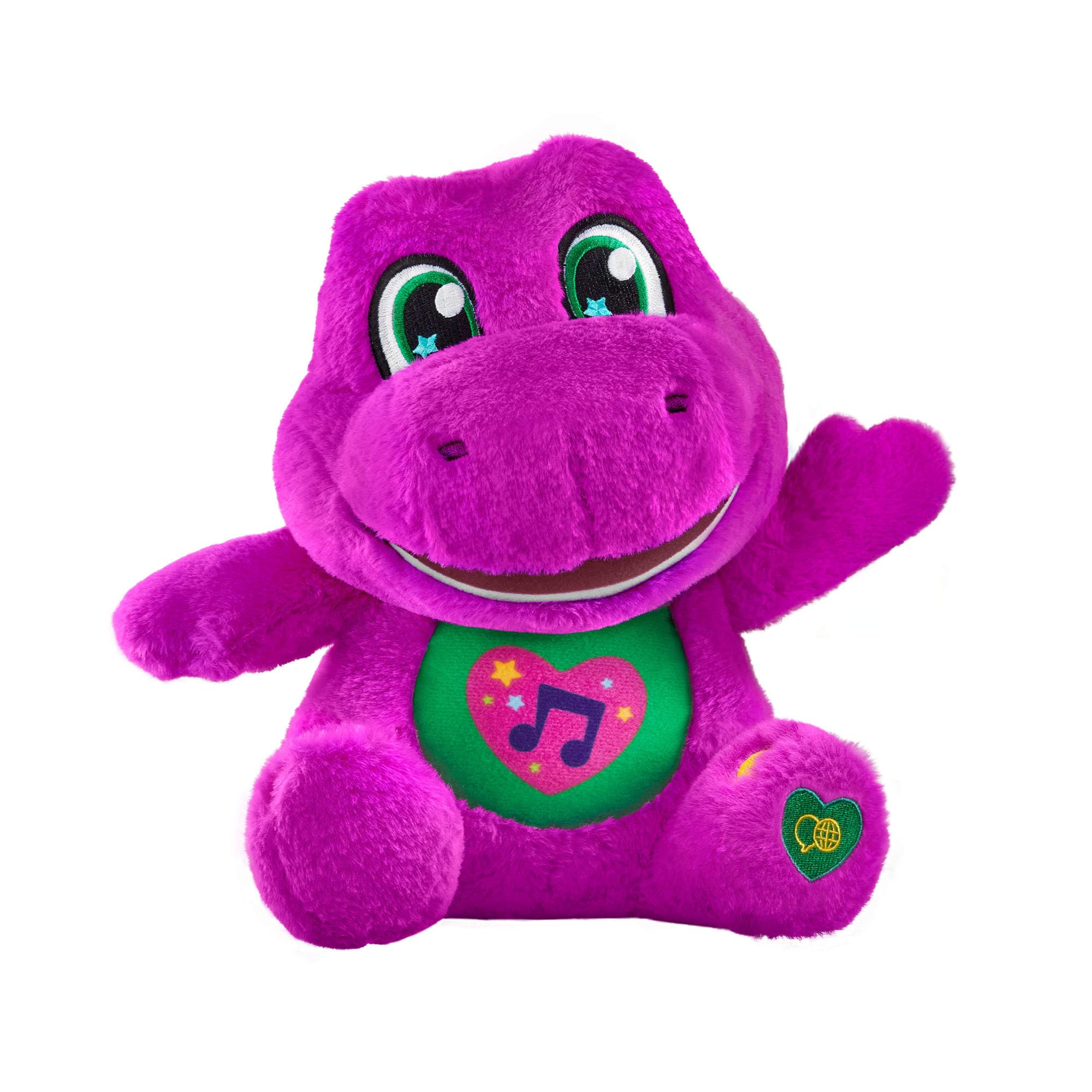 Sing-Along Barney Plush Toy - 10.5-Inch Interactive Musical Figure for Toddlers 2+
