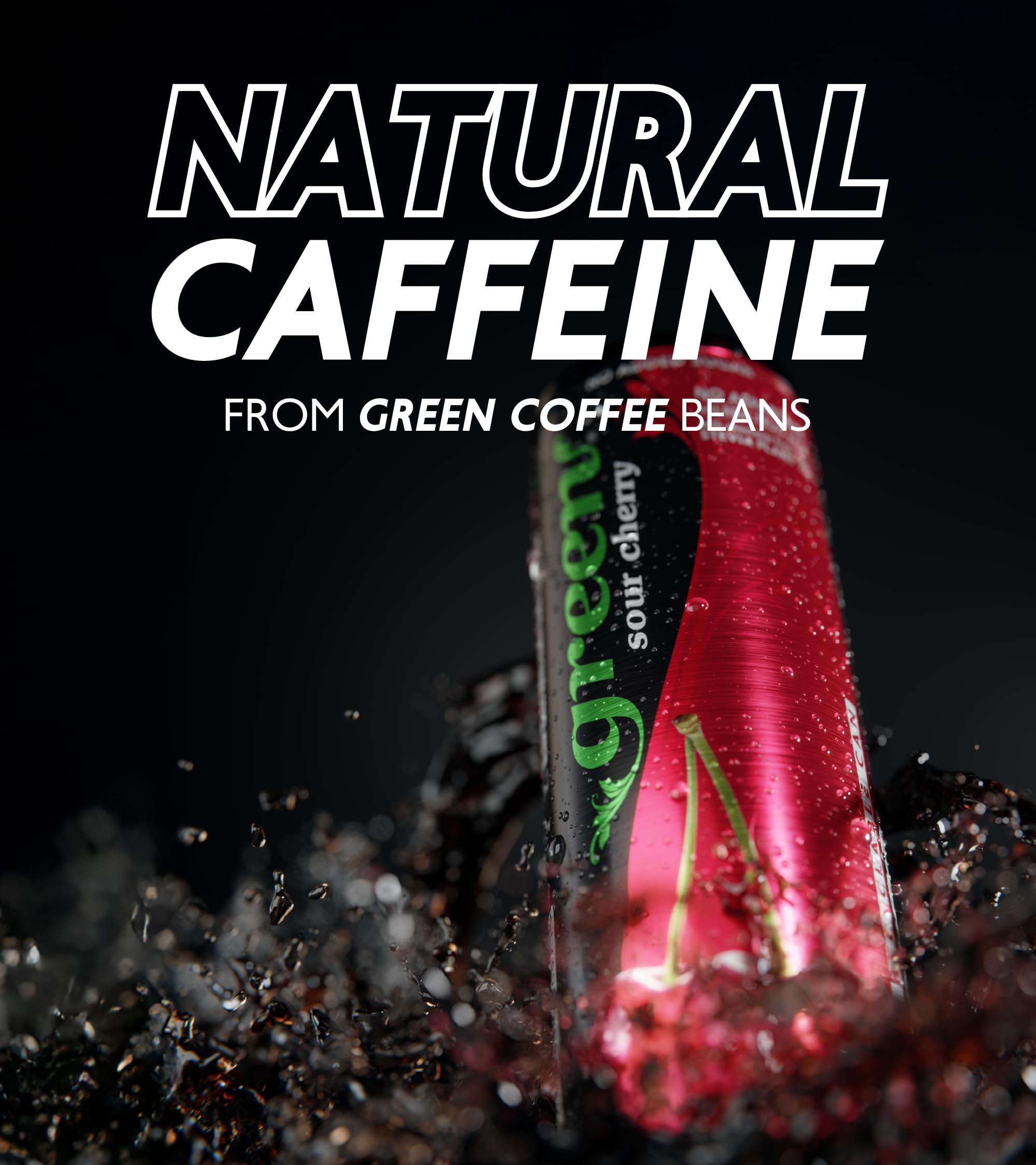 Green Cola - Sour Cherry Sparkling Drink (4 x 330ml) 6