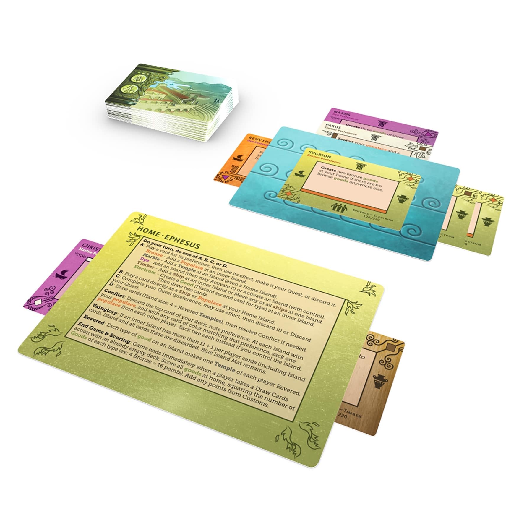 Asmadi Games Aegean Sea Strategy Card Game | 220 Unique Cards | Ages 14+ 5