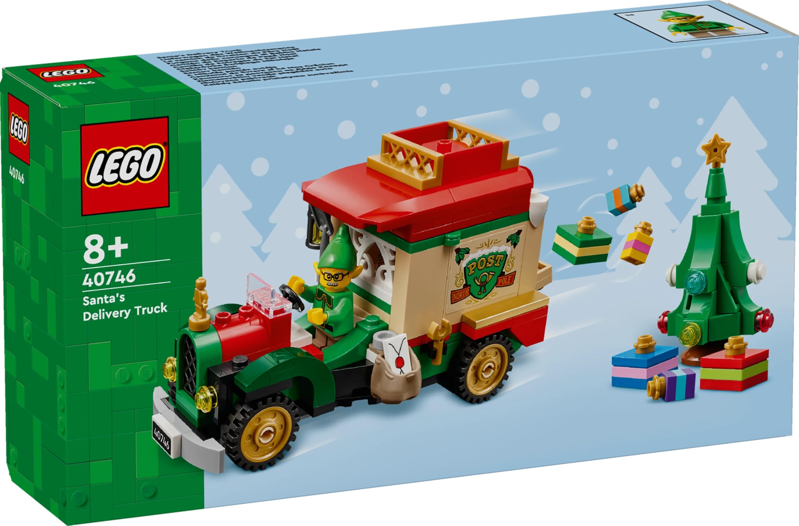LEGO Santa's Delivery Truck Toy - Building Set for 8+ Year Olds with Elf Minifigure 3