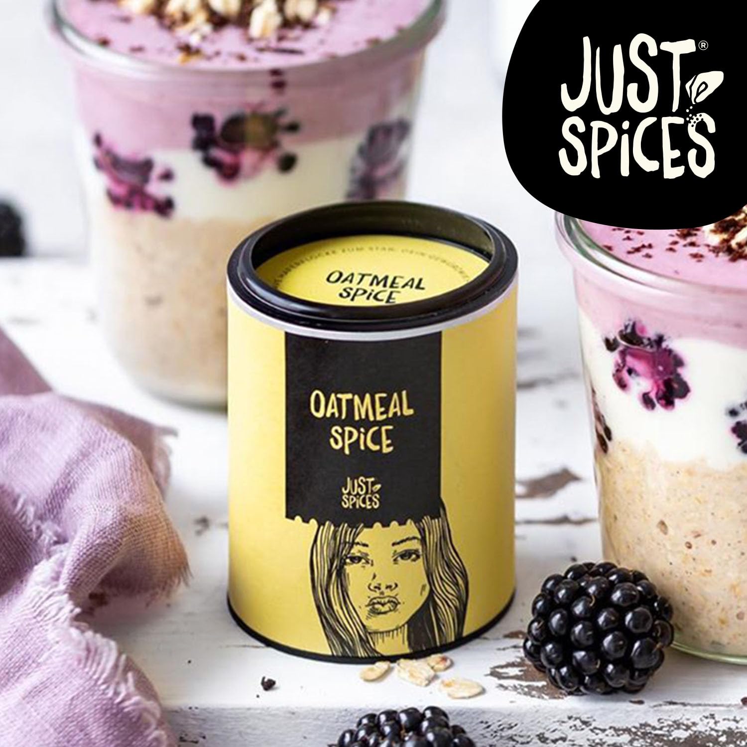 Just Spices Oatmeal Spice, 56g – Nutty, Warmly Spiced Porridge Mix with Almonds, Coconut & Cinnamon 5