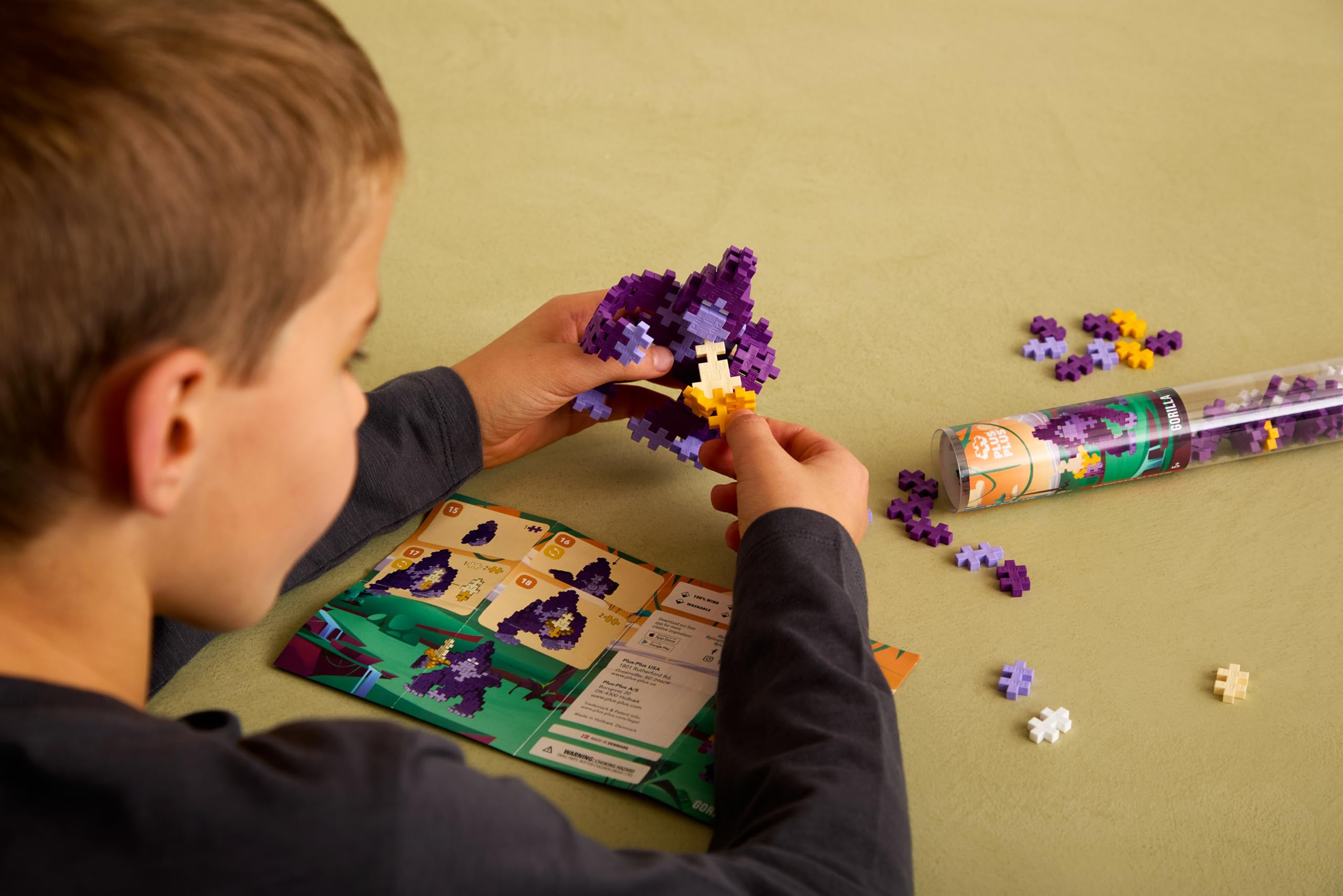 PLUS PLUS Building Blocks Toy - Creative 100-Piece Set for Ages 5+ 5