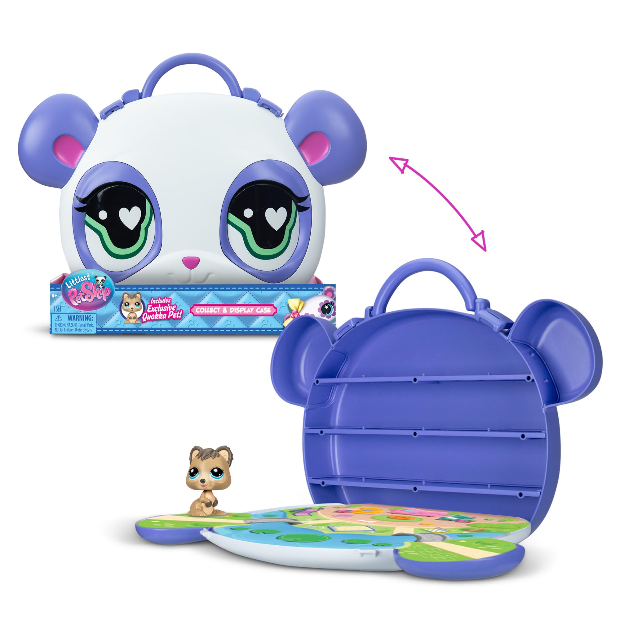 Littlest Pet Shop Collect and Display Case - Exclusive Quokka Bobble Head Pet & Virtual Code 8