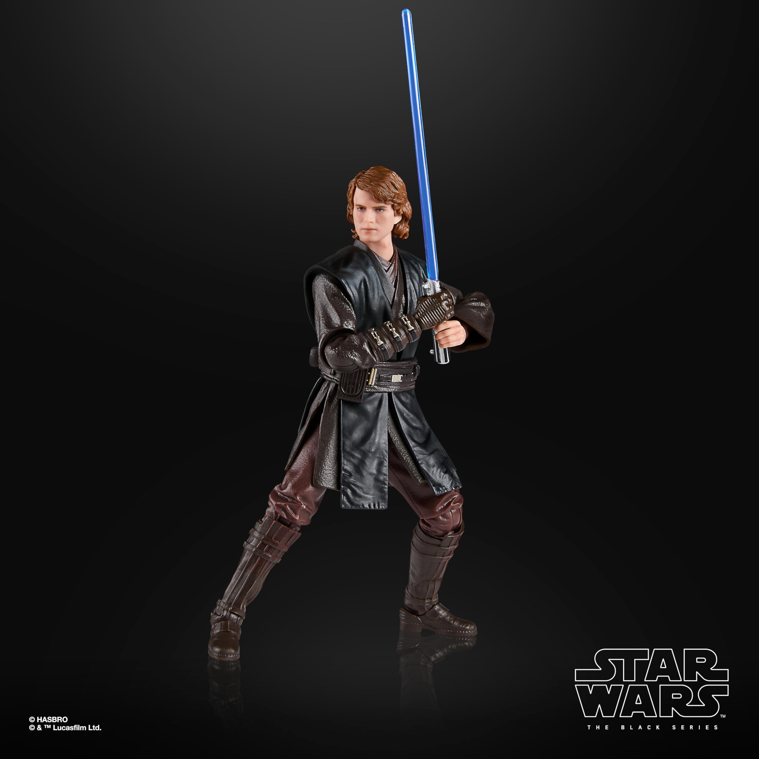 Star Wars The Black Series Anakin Skywalker - 6 Inch Action Figure with Blue Lightsaber 7