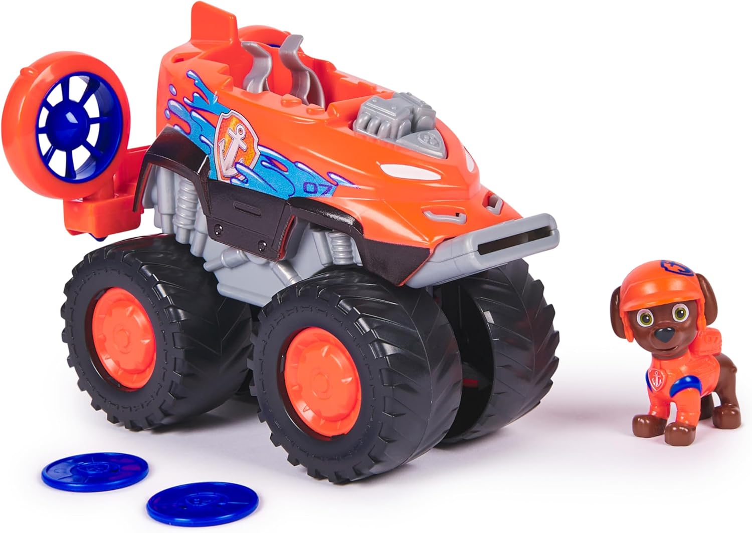 Paw Patrol Rescue Wheels Zuma's Hovercraft Toy Truck with Projectile Launcher - Ages 3+