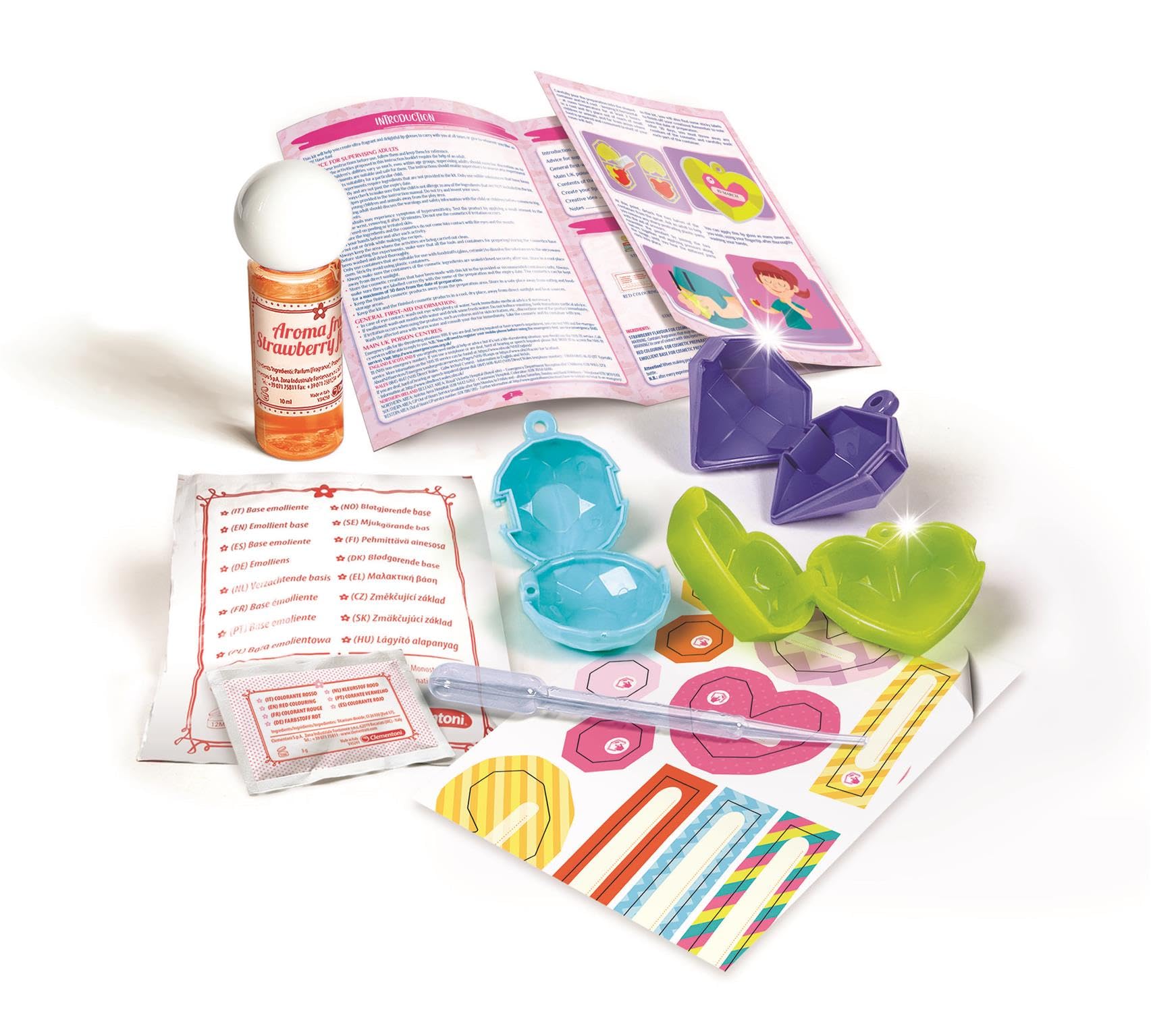 Clementoni IDEA Create Your Own Lip Balm - Science Kit for Girls 8+ 10