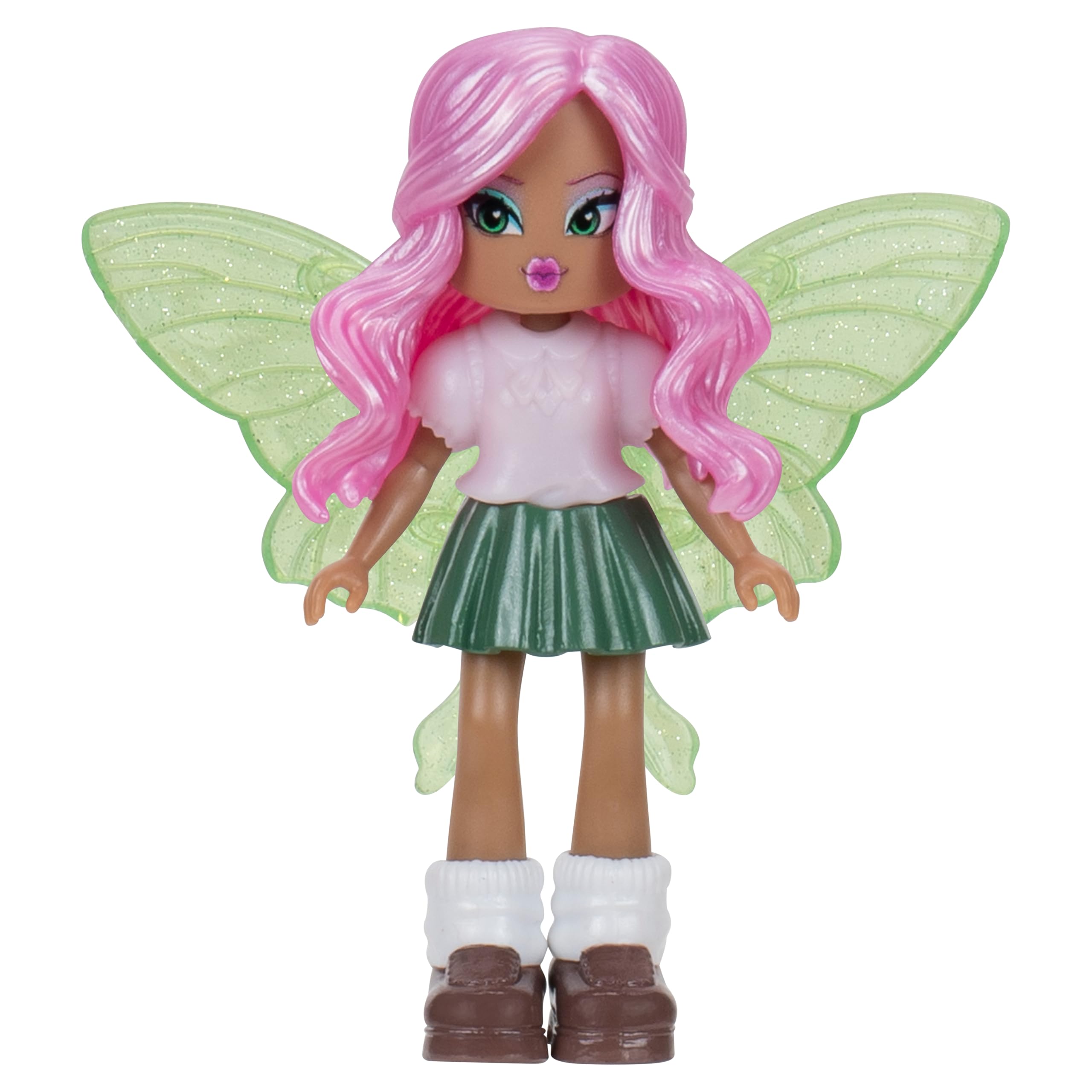 Jazwares Royale High School Spirit Fashion Pack: Science - Nature Element 3" Doll with 15 Accessories & Game Code 4