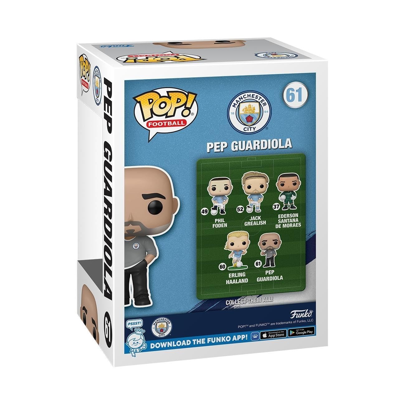 Funko Pop! Football: Pep Guardiola - Manchester City FC Vinyl Figure (75114) 6
