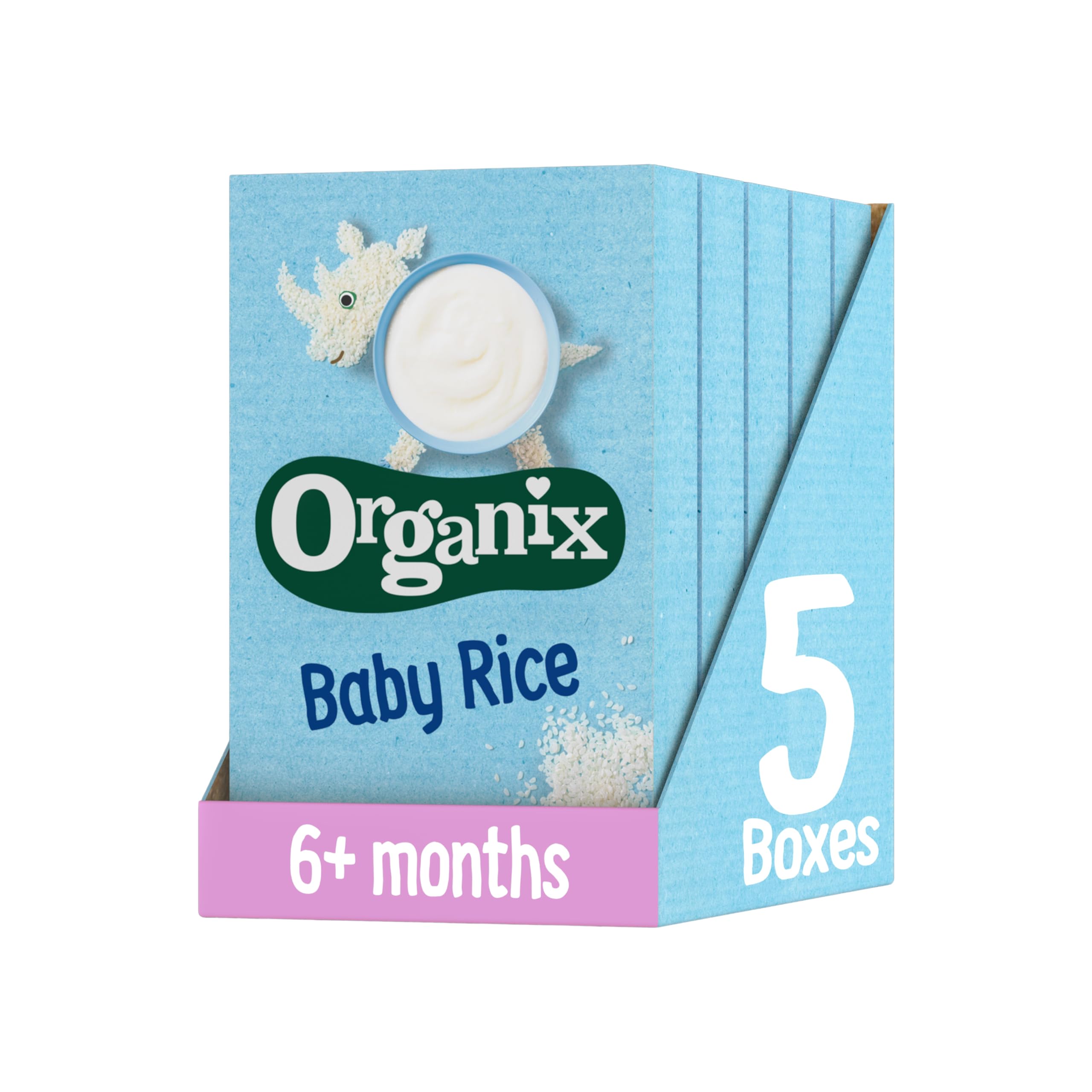 Organix Baby Rice Organic Weaning Snack for 6+ Months - 100g (Pack of 5) 7