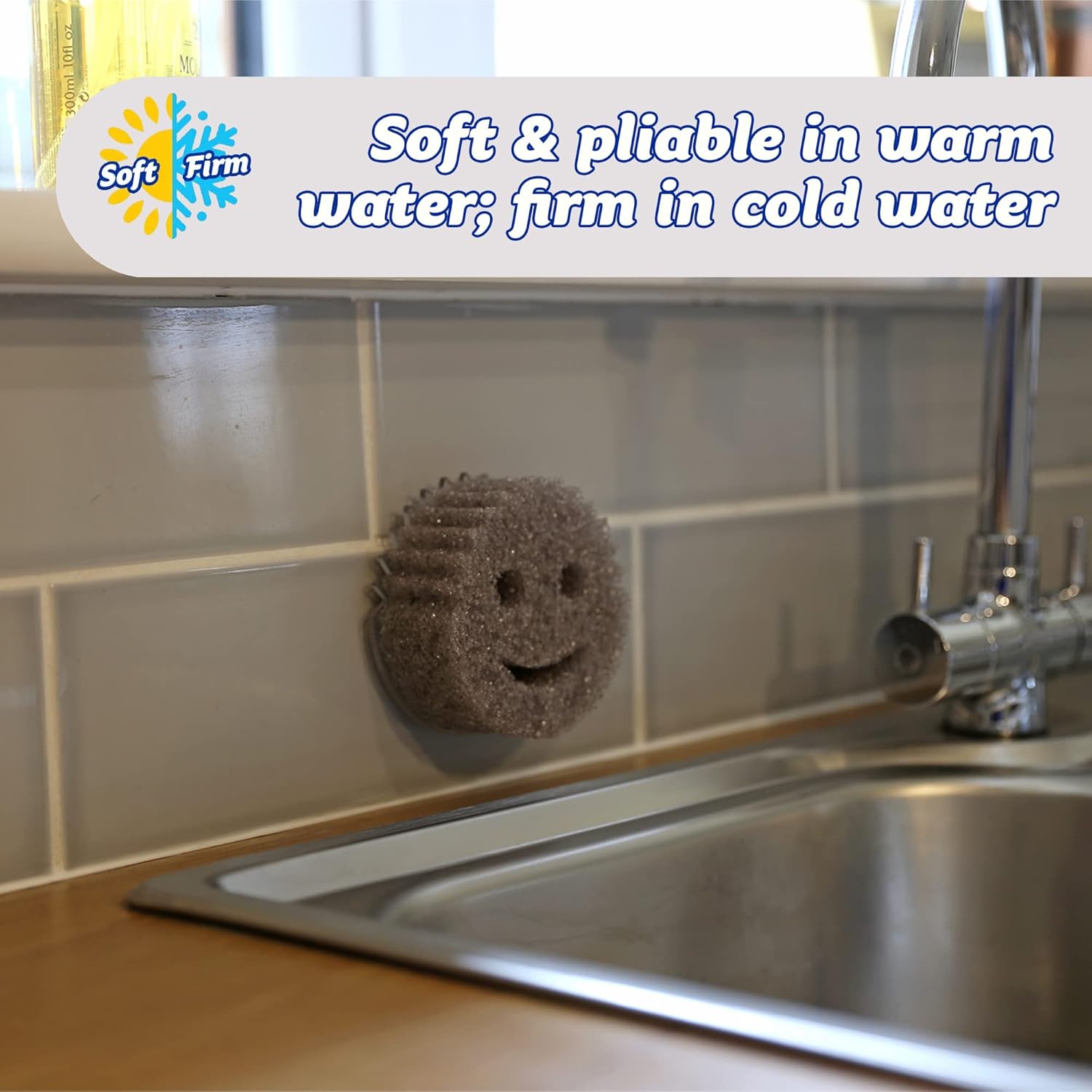 Scrub Daddy – SDSTGY FlexTexture Reinigungsschwamm für Küche und Haushalt 5