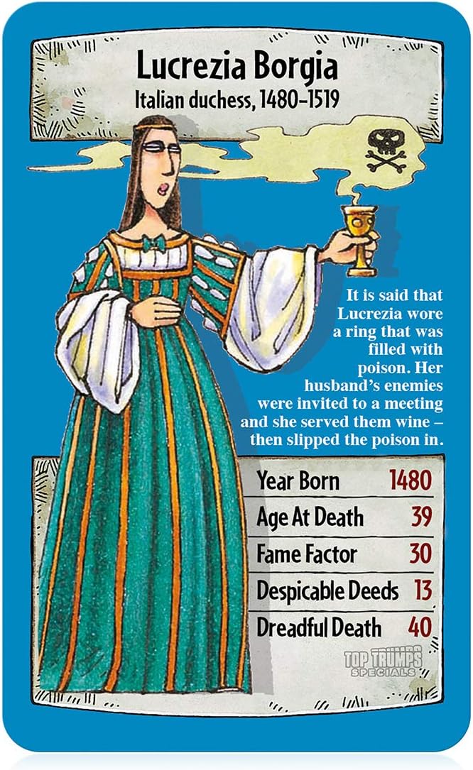 Horrible Histories Top Trumps Specials Kartenspiel 5