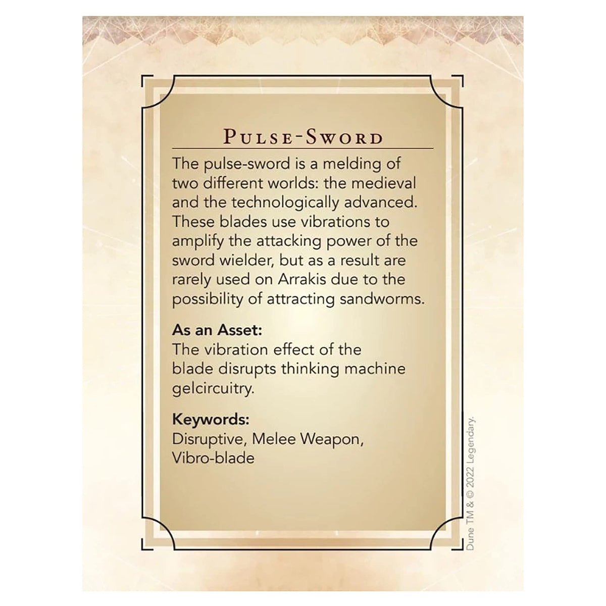 Modiphius Dune: Asset Cards - Agent Expansion Deck | 56 Cards | Adult
