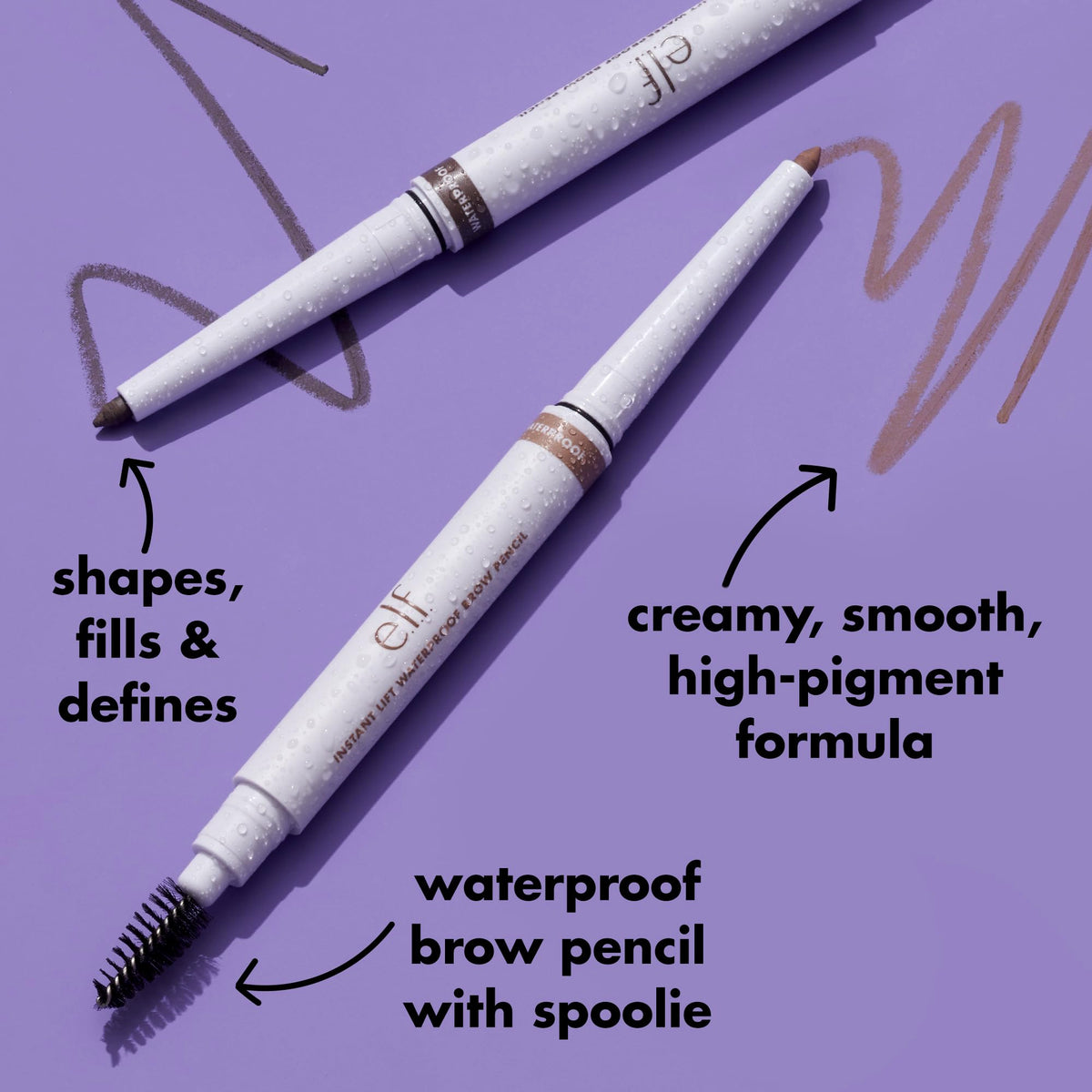 e.l.f. Instant Lift Waterproof Brow Pencil - Auburn | Long Lasting, Smudge-Proof