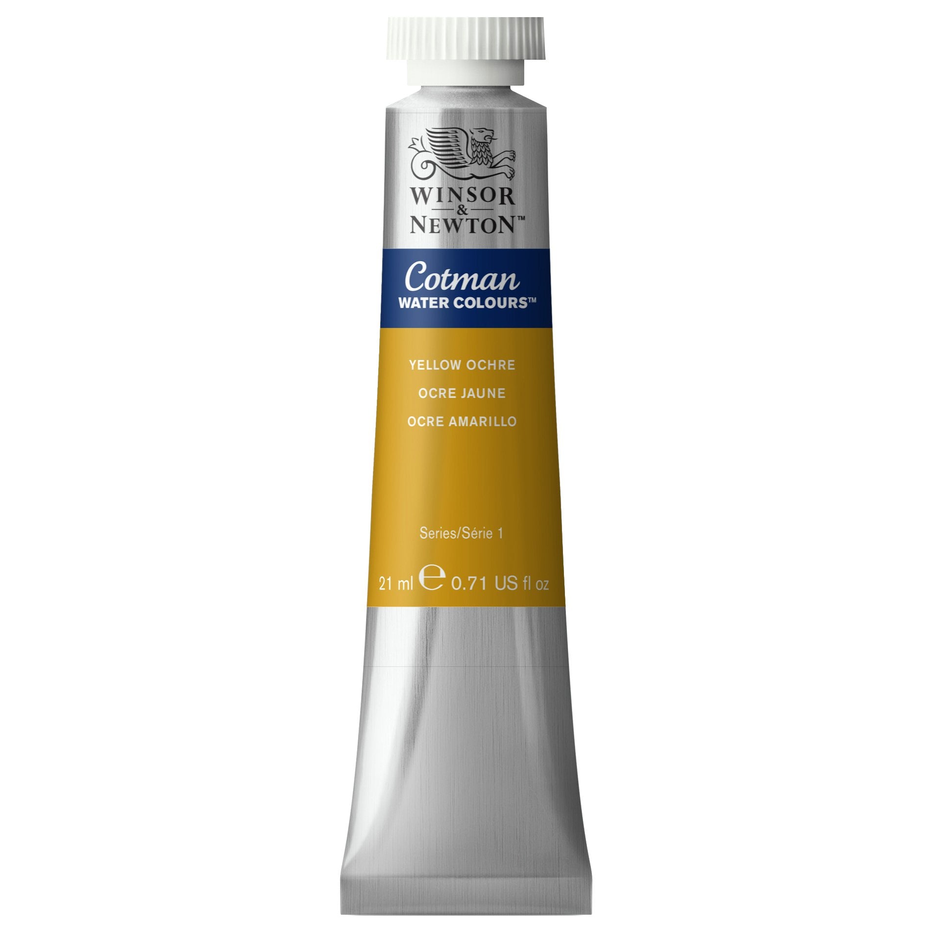 Winsor & Newton Cotman Water Colour Tube - Yellow Ochre | 21 ml | Opaque
