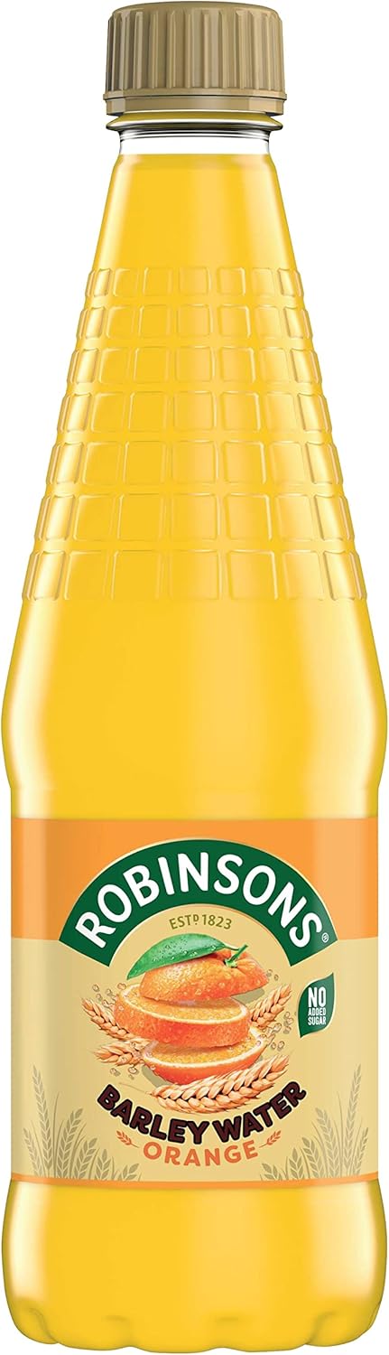 Robinsons Barley Water - Real Fruit Squash, Low Calorie, Orange - 850 ml