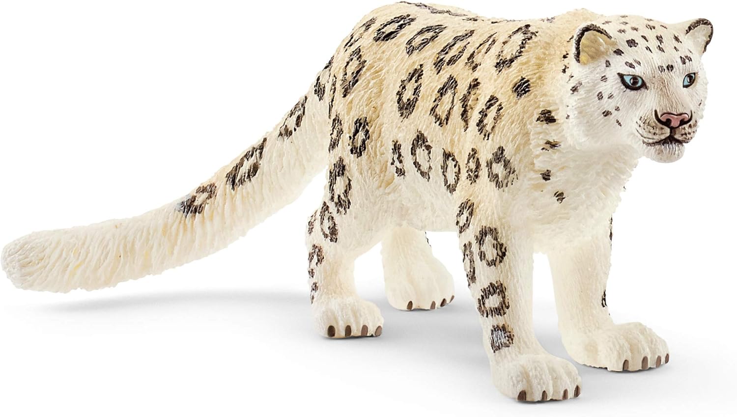 Schleich 14838 Snow Leopard Wildlife Figure - Detailed Animal Playset for Kids