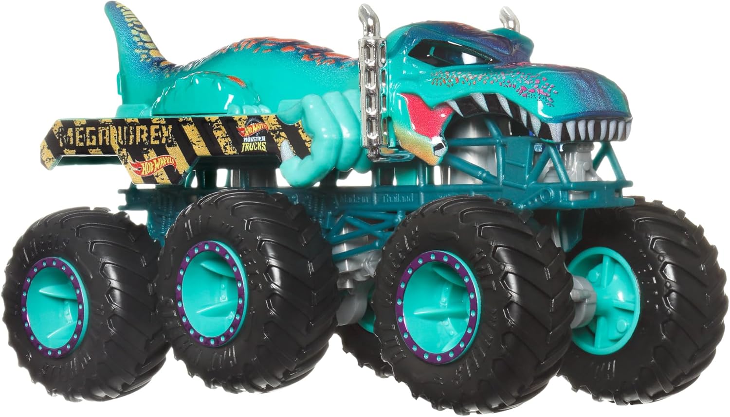 Hot Wheels Monster Trucks Big Rigs - 1:64 Scale 6-Wheel Toy Truck for Kids 3+