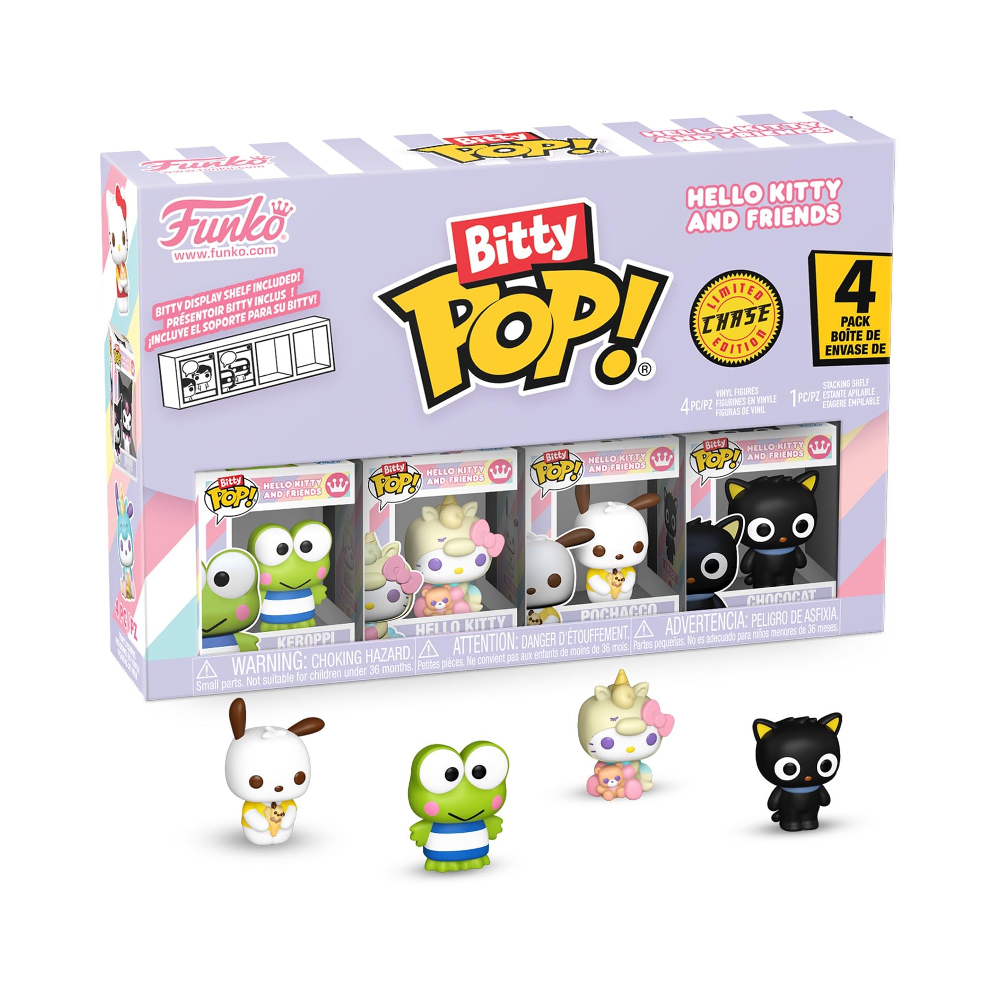 Funko Bitty Pop! Sanrio Keroppi 4-Pack with Mystery Mini Figure 4
