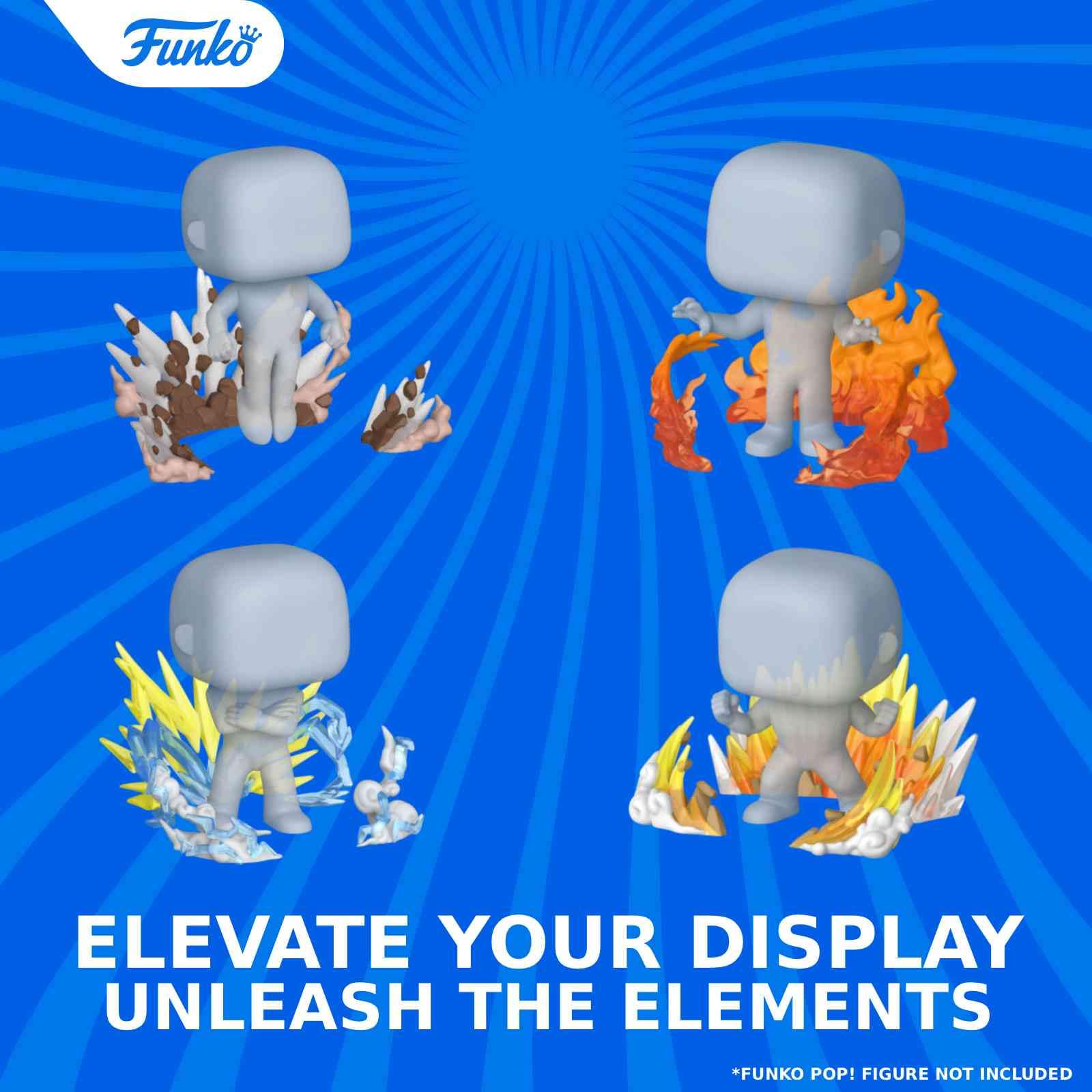 Funko POP! Elements - Fire- Red Miniature Figure | Vinyl | Standard Size 4