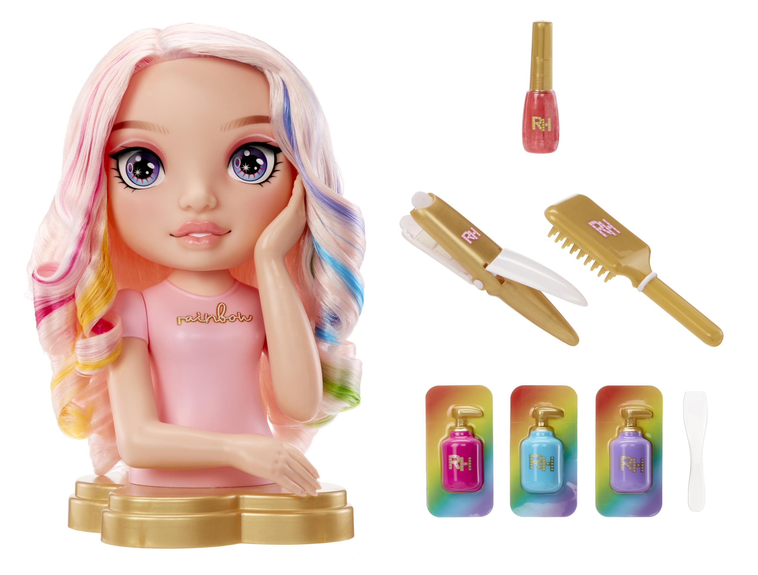 Rainbow High Styling Head - 33 cm Bella 4-in-1 Playset with Washable Hair & Nail Polish 5