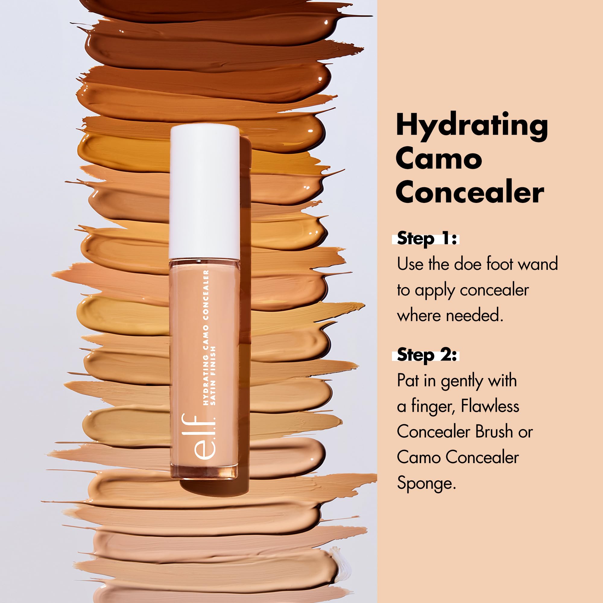 e.l.f. Hydrating Camo Concealer - Full Coverage, Long Lasting, Lightweight (30g) 5