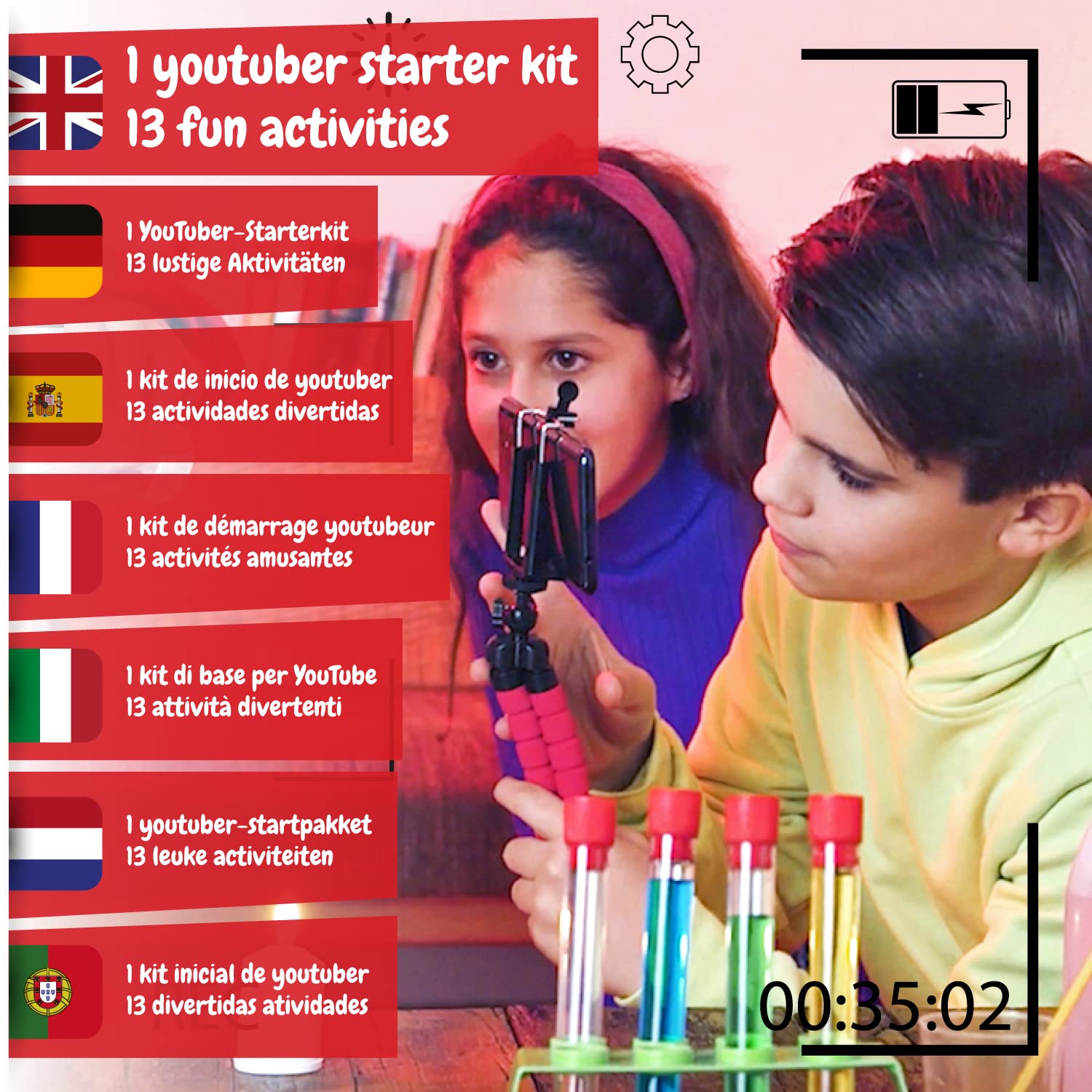 Science4you Be a Youtuber Starter Kit - STEM Science Lab for Kids 8+ 3