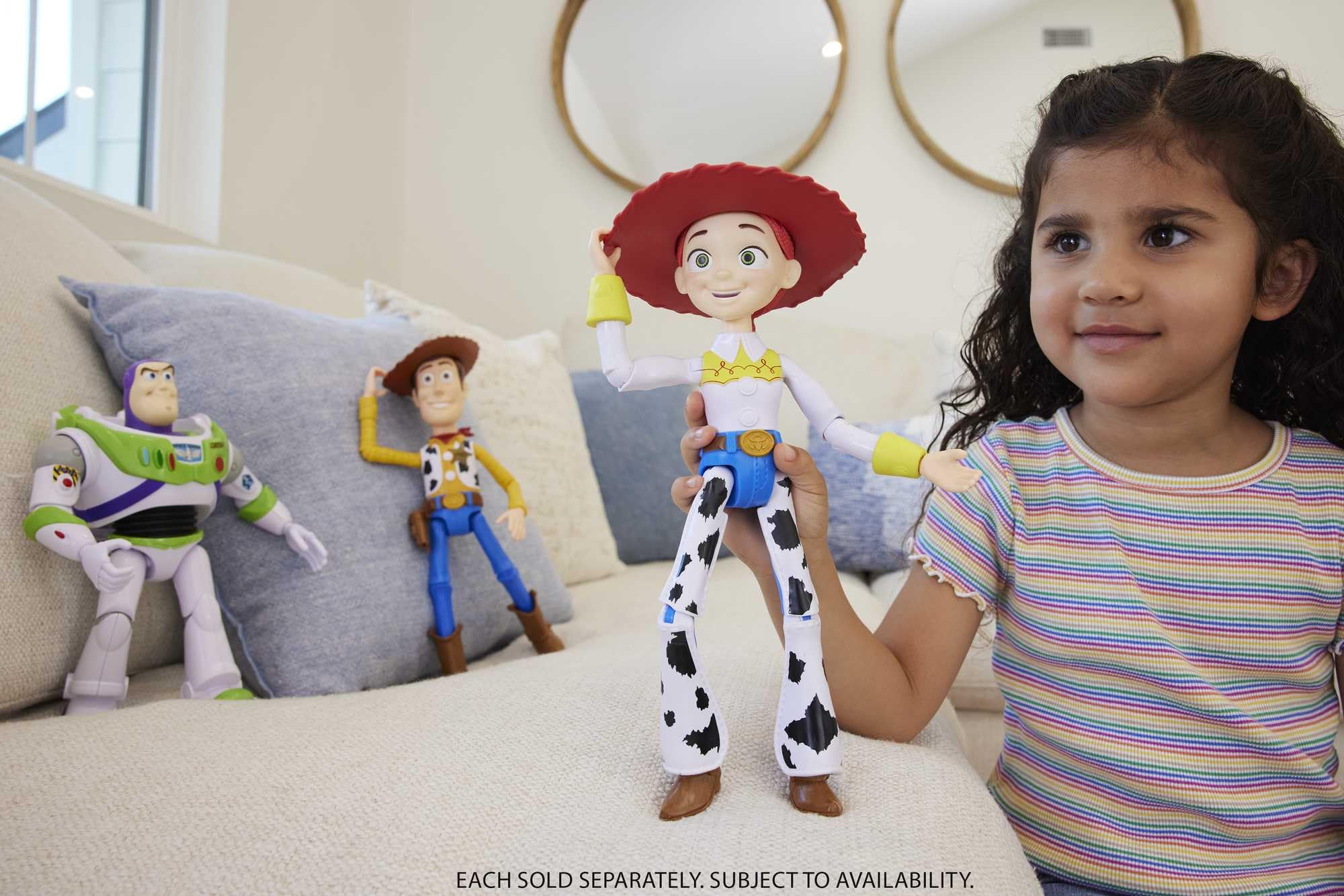 Mattel Disney Pixar Jessie Large Action Figure - 12 in, Highly Posable, Toy Story Collectible for Ages 3+ 5
