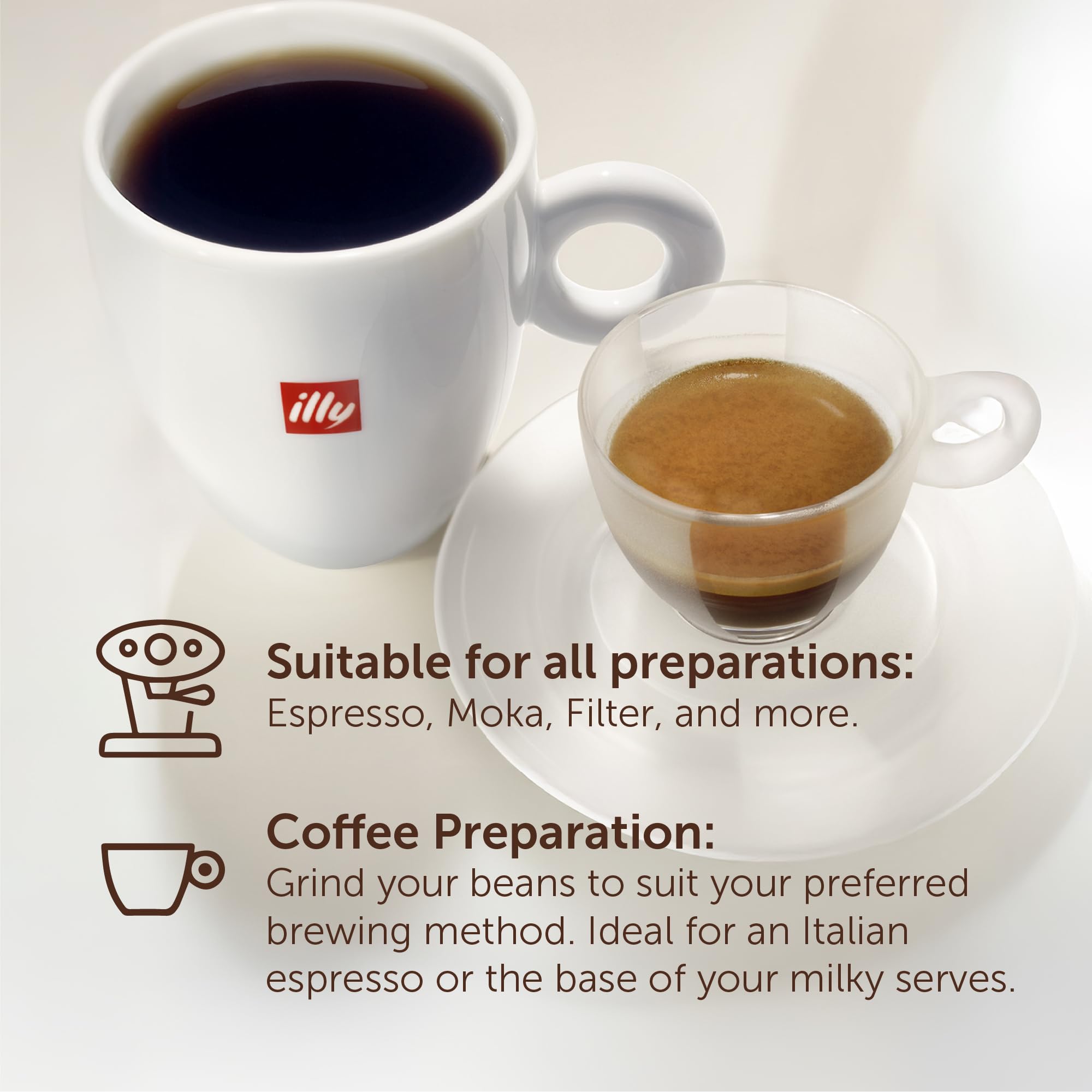 illy Luxury Arabica Selection - India Dark Roast Whole Coffee Beans - 100% Arabica - 250g Tin