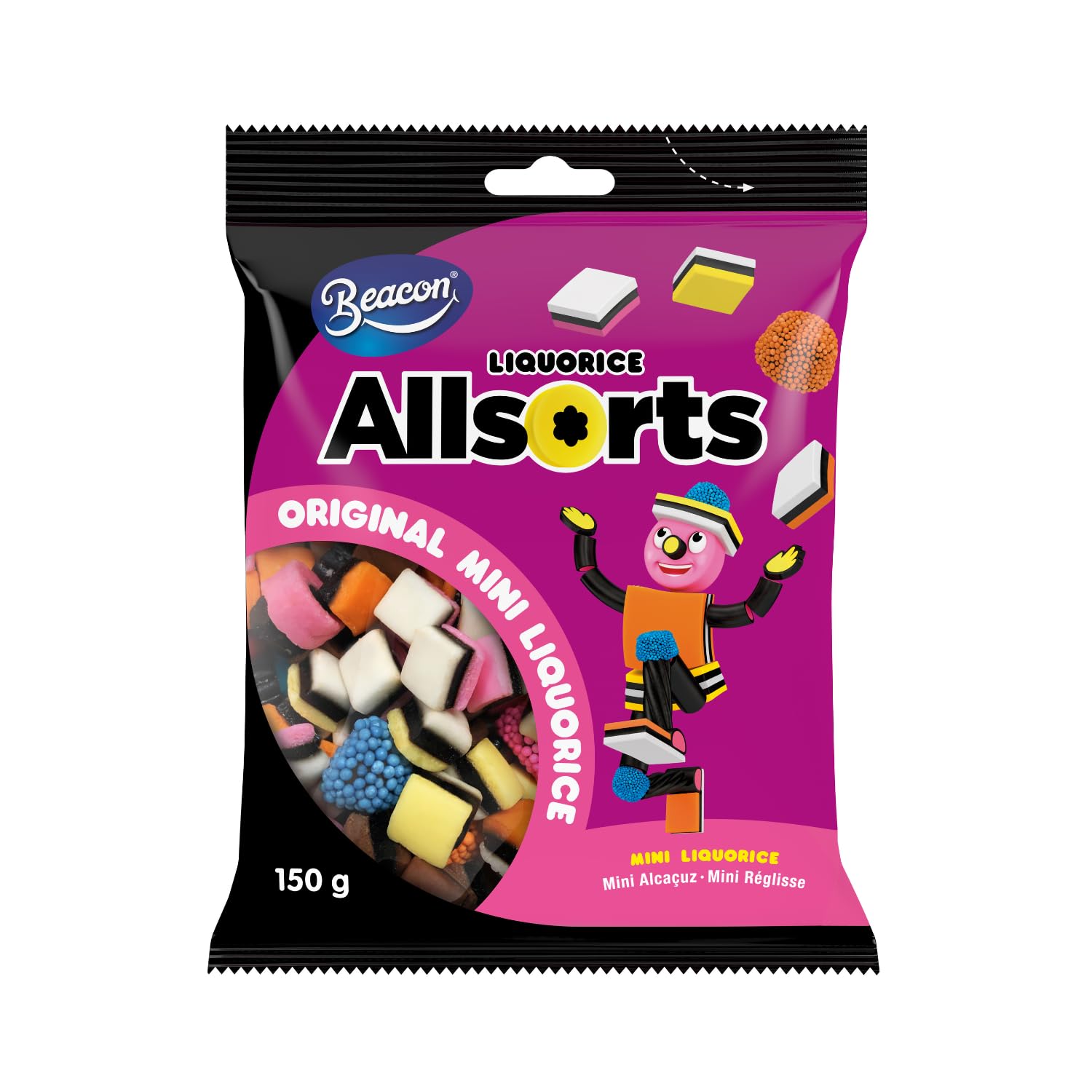 Beacon Liquorice Allsorts Mini 150g 5