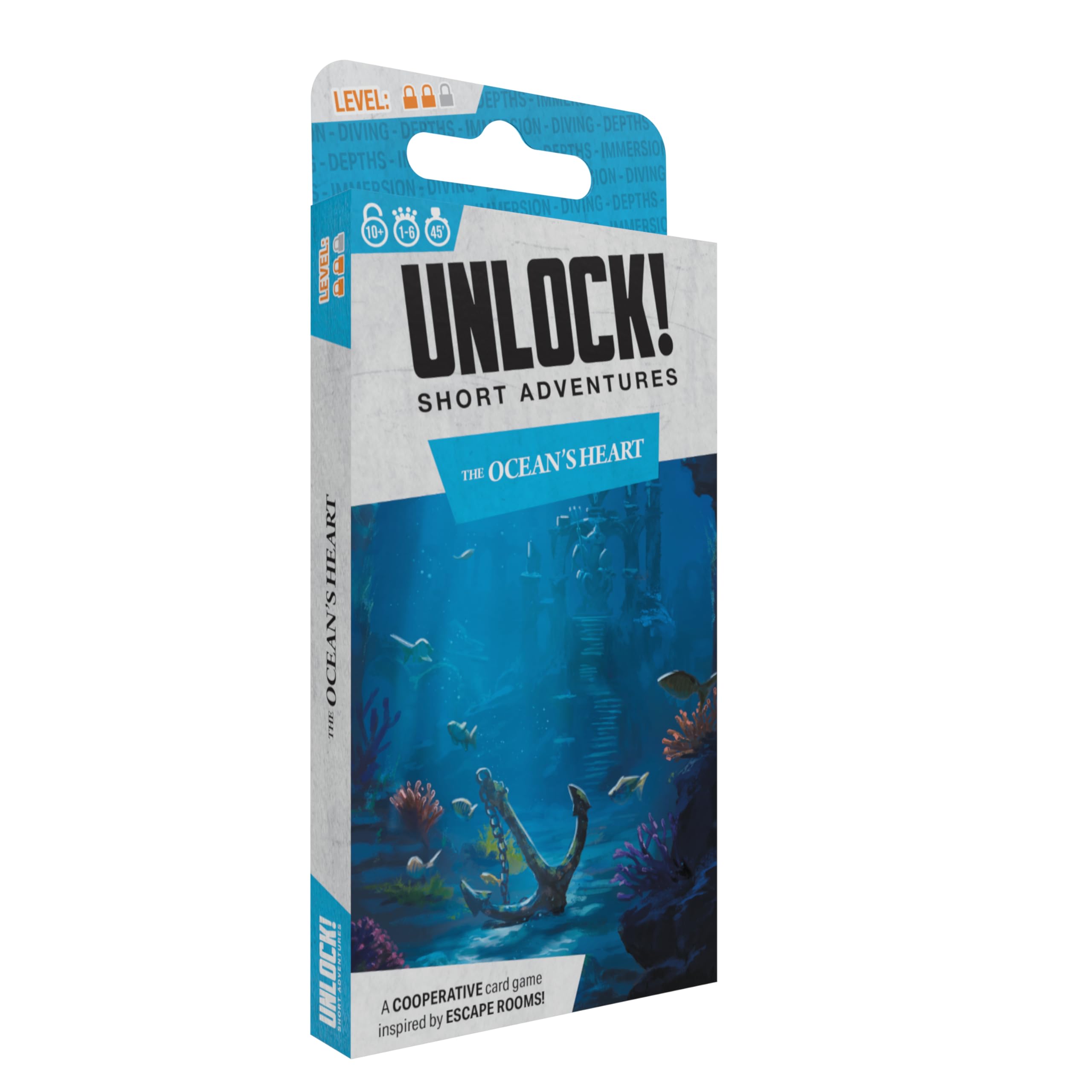 Asmodee Unlock! Short Adventures 12: The Ocean's Heart Board Game