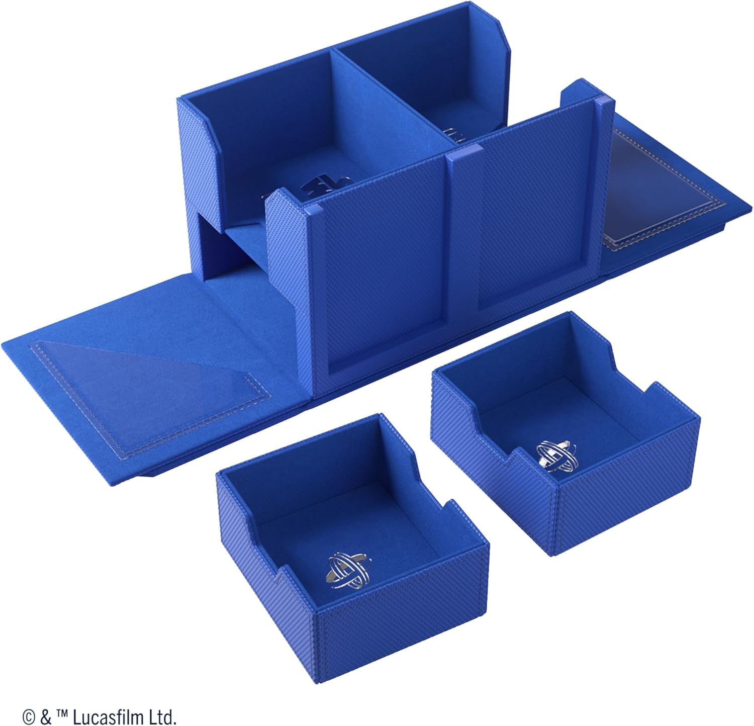 Gamegenic Star Wars Unlimited Double Deck Pod - Blue Card Game Accessory