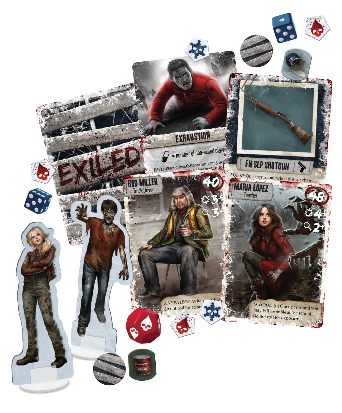 Fantasy Flight Games Dead of Winter: A Crossroads Game Board Game 3