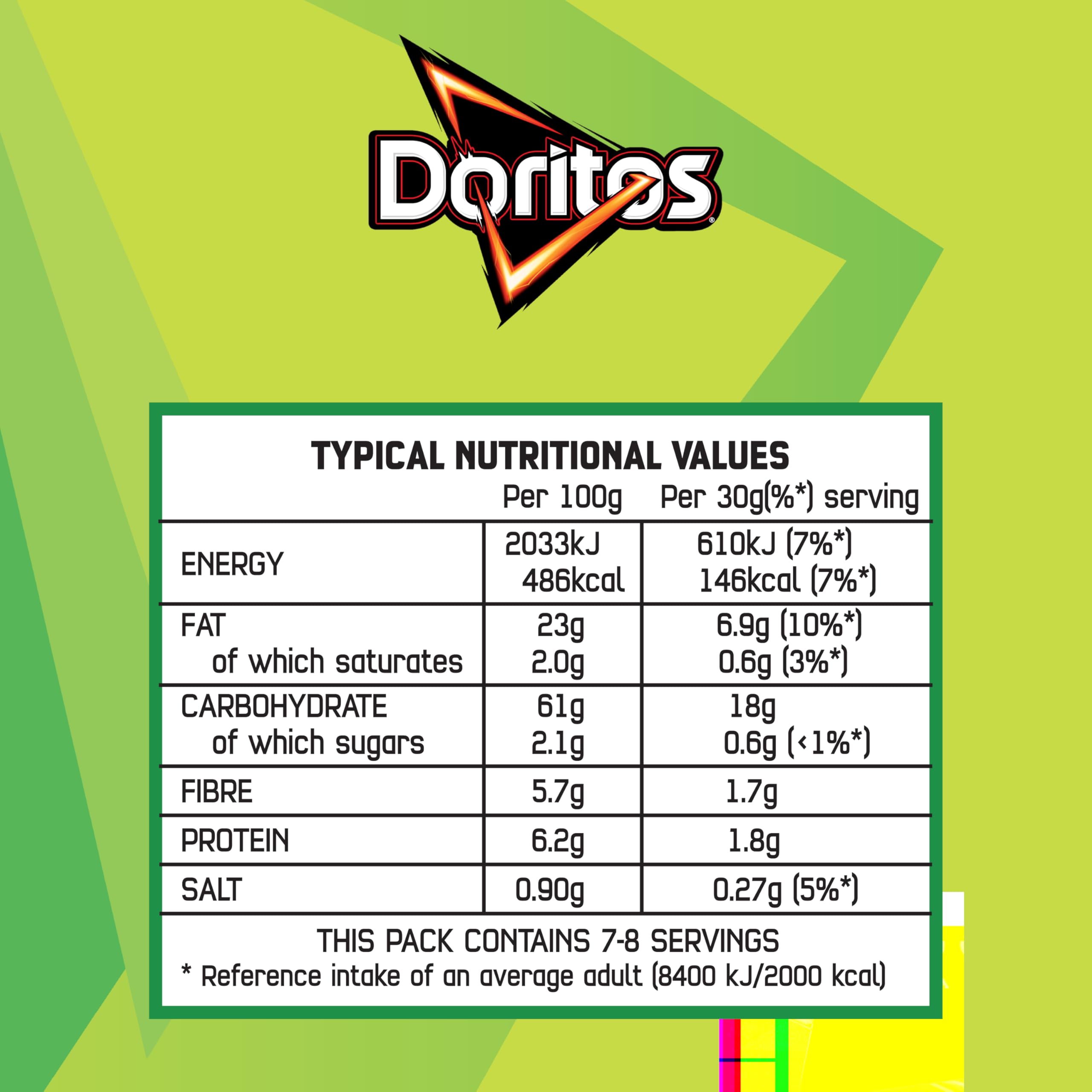 Doritos Dip or Load Zesty Lime Tortilla Crisps 230g