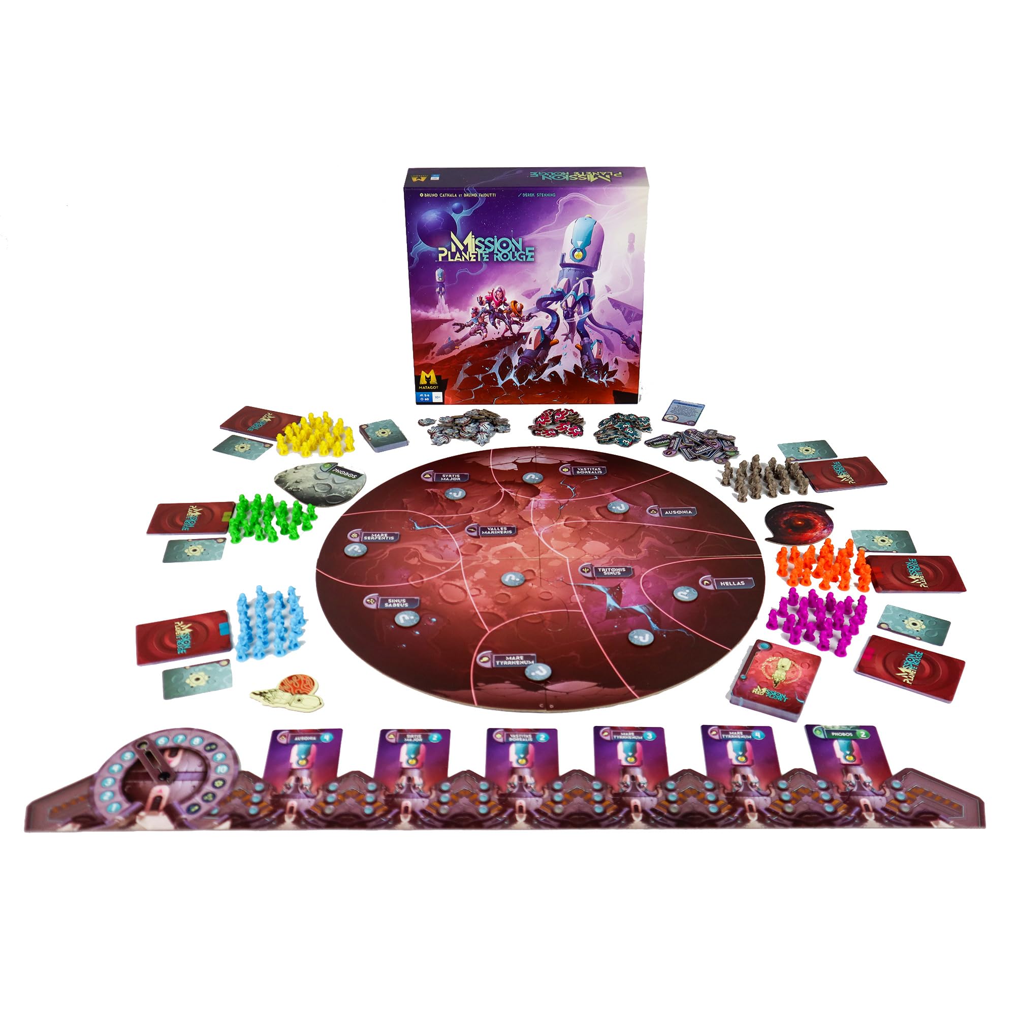 Mission: Red Planet Board Game - Space Exploration Strategy Game for Families