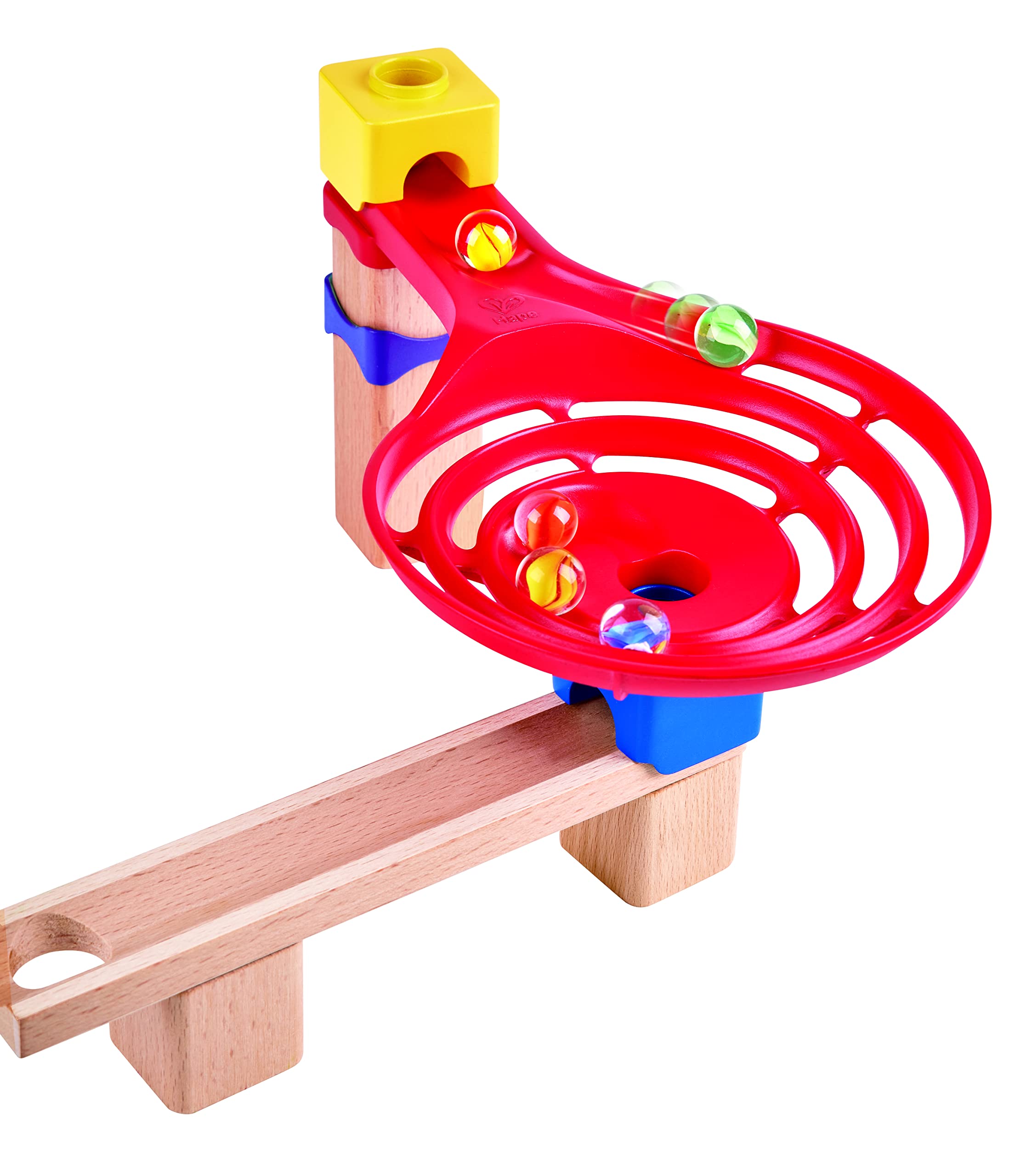 Hape Crazy Rollers Stack Track Marble Run Set | DIY Engineering Toy | Ages 3+ 5