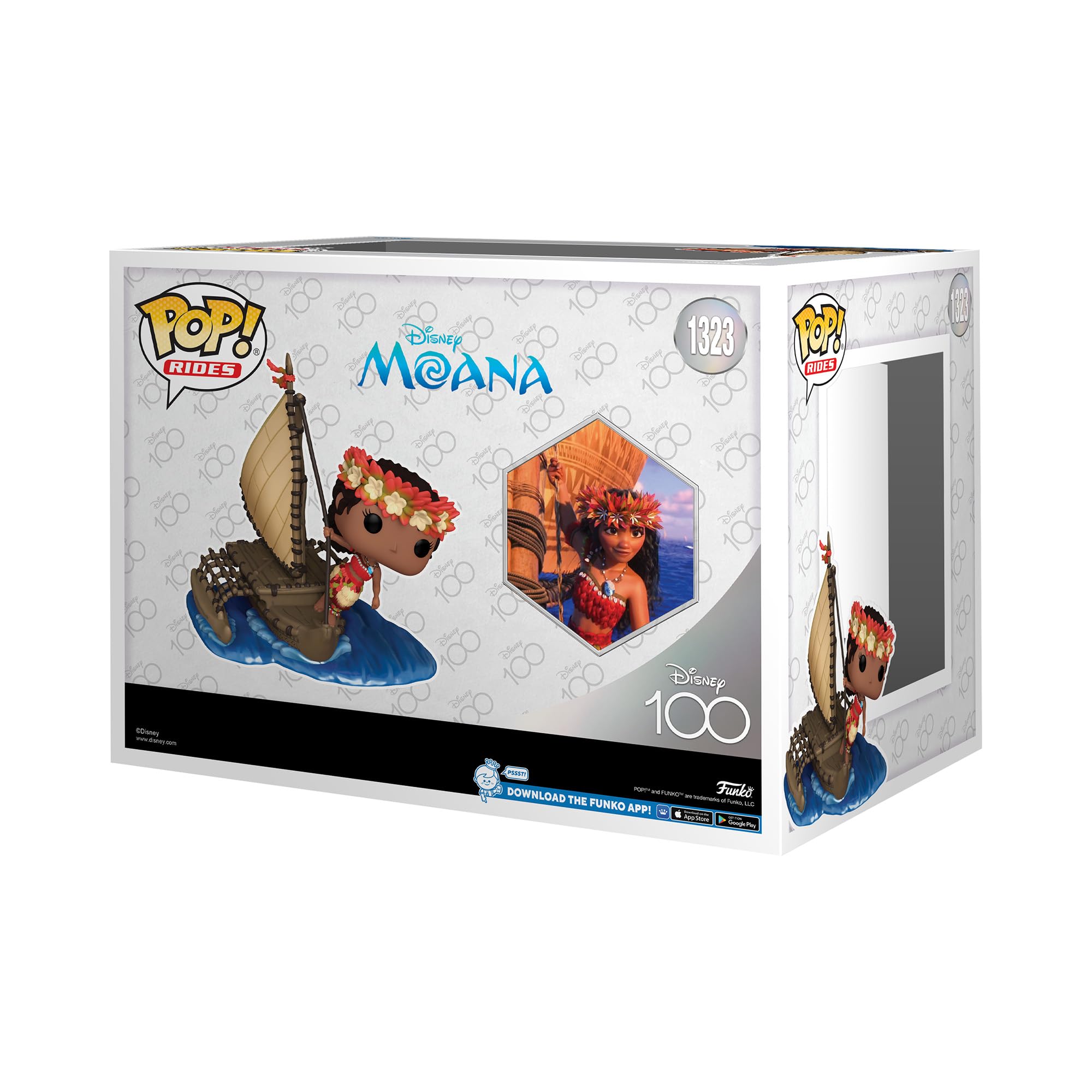 Funko Pop! Disney 100 - Moana Vinyl Figure #1323 (67977) 4