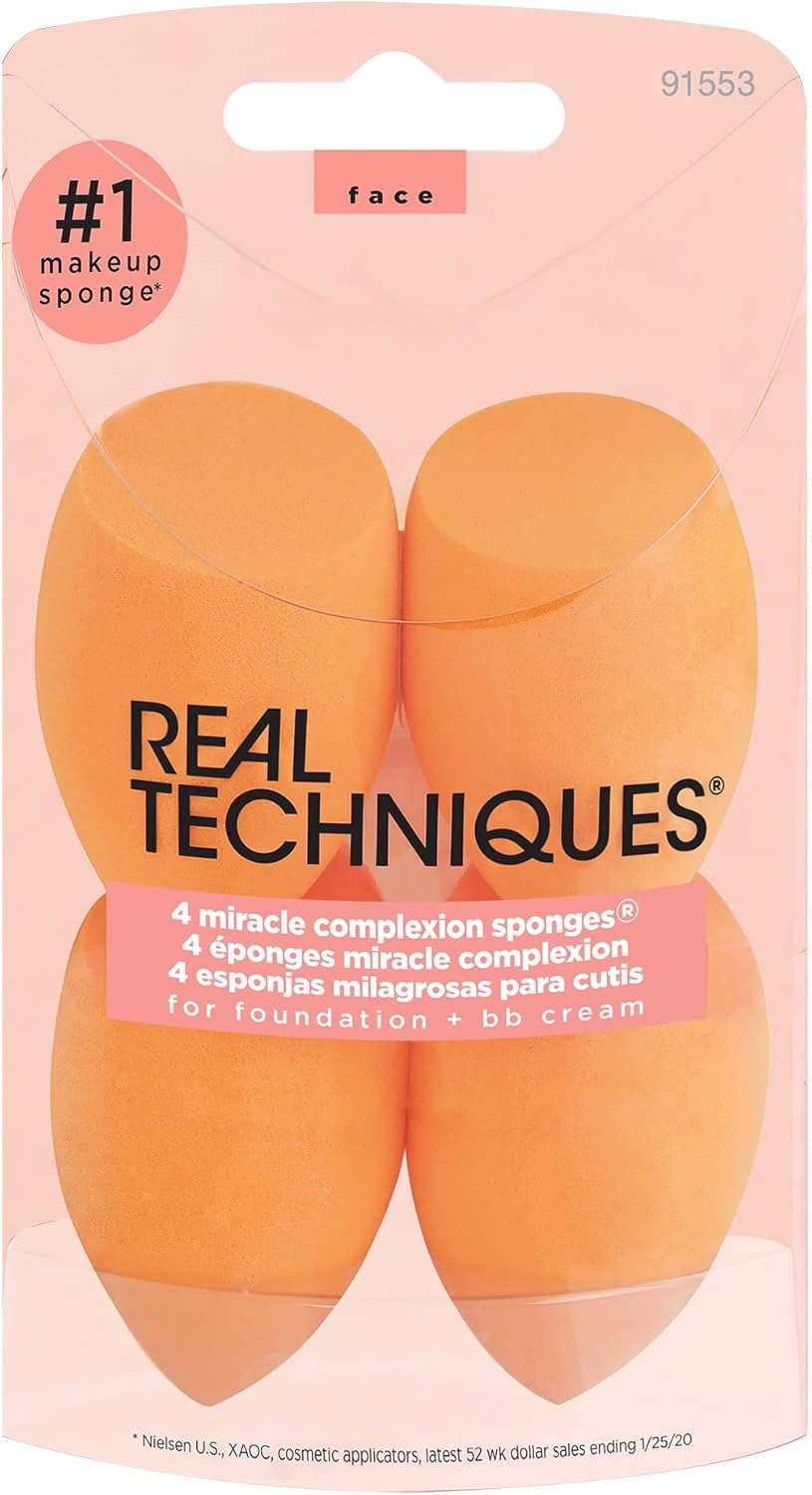REAL TECHNIQUES Miracle Complexion Sponge (Pack of 4) 3