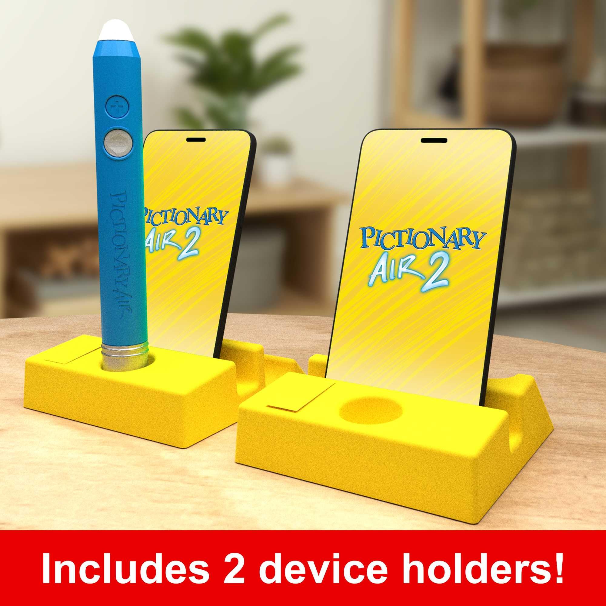 Mattel Games Pictionary Air 2, Spiel für Kinder, Erwachsene, Familie und Spieleabend, preisgekröntes Luftzeichen-Familienspiel, in die Luft zeichnen und auf dem Bildschirm sehen, HNT74 4