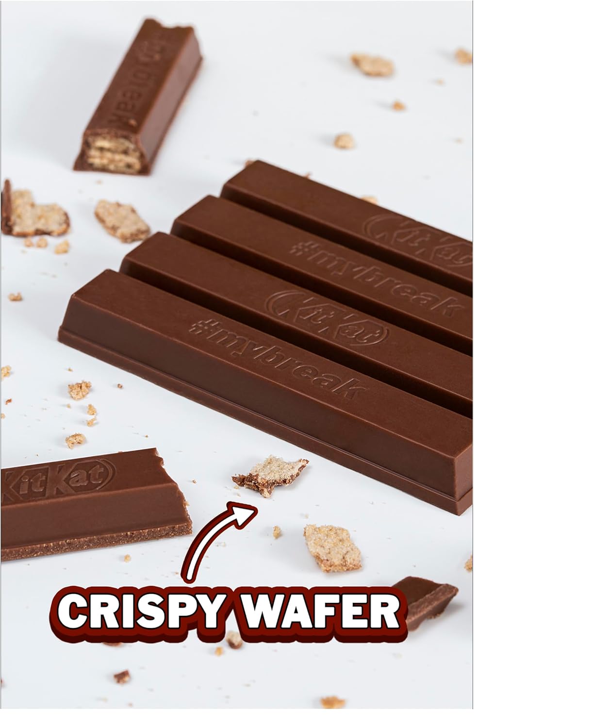 KitKat 4 Finger Milk Chocolate Bar Bumper Multipack, 8 x 41.5 g 4