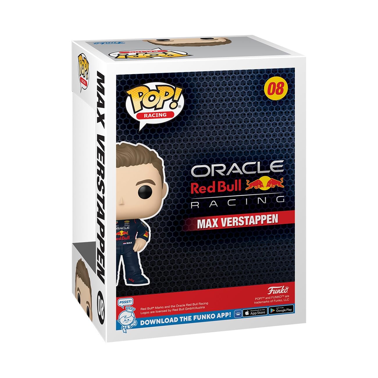 Funko Pop! Racing: Max Verstappen With Helmet - Red Bull Racing Vinyl Figure | 3.75 in 3