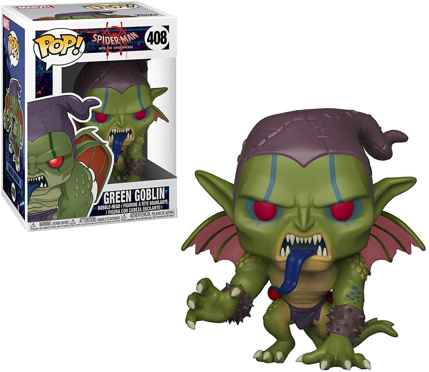 Funko POP! Marvel: Spider-Man: Into the Spider-Verse - Green Goblin Vinyl Figure 3