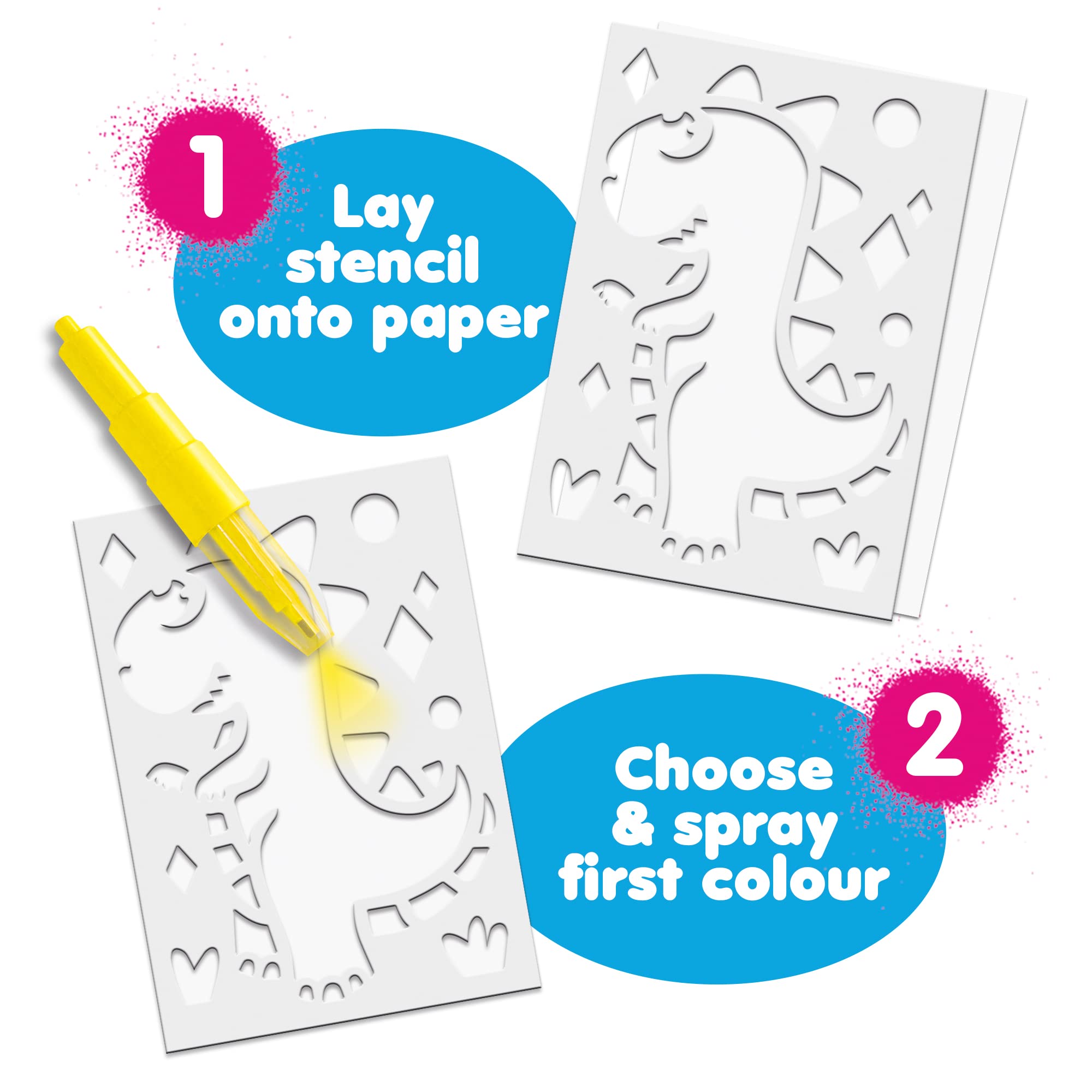 John Adams BLOPENS Animal Mini Kit - Airbrush Art for Kids 4+ 10